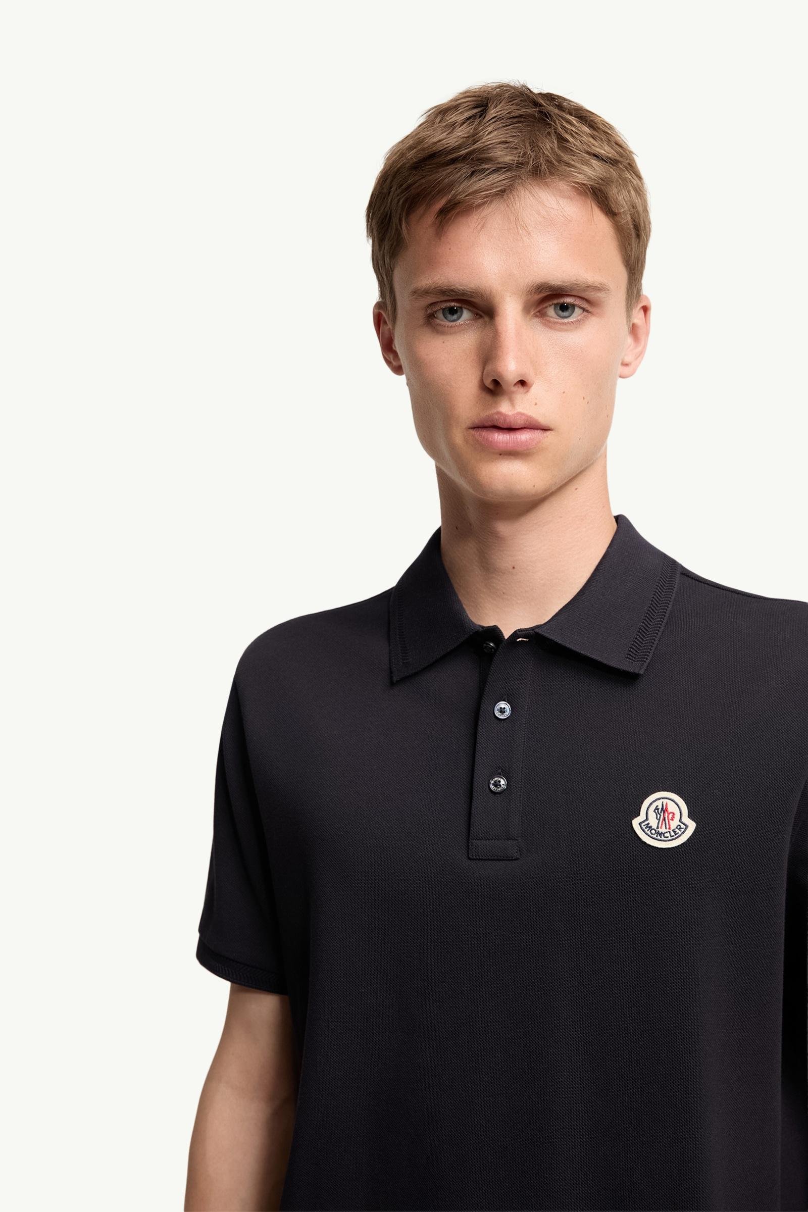 Logo Patch Cotton Piquet Polo Shirt - 图片 6