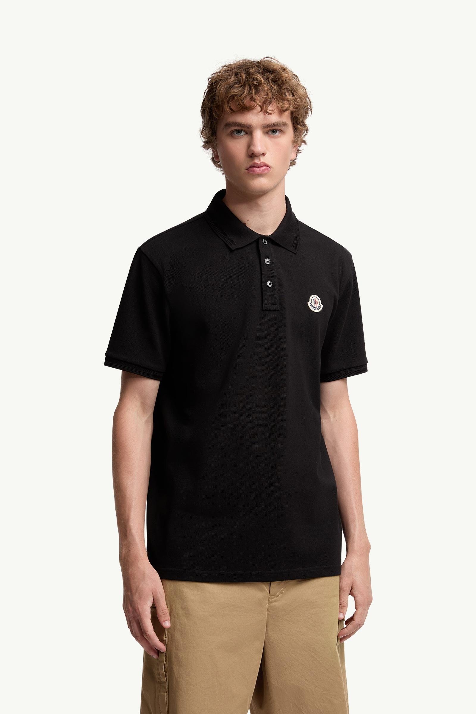 Logo Patch Cotton Piquet Polo Shirt - 图片 4