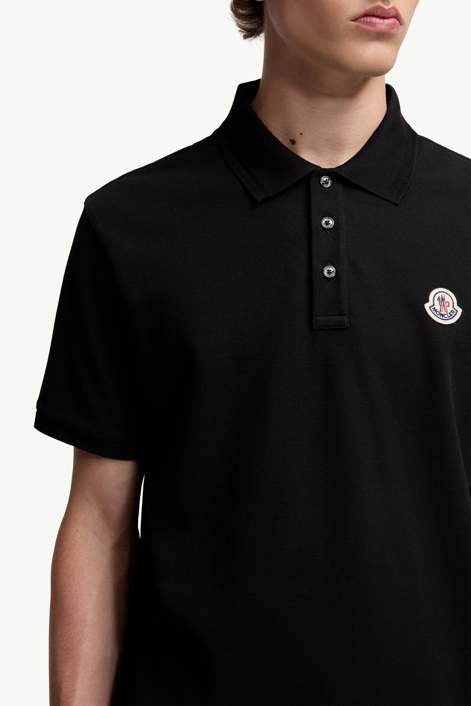Logo Patch Cotton Piquet Polo Shirt - 图片 6