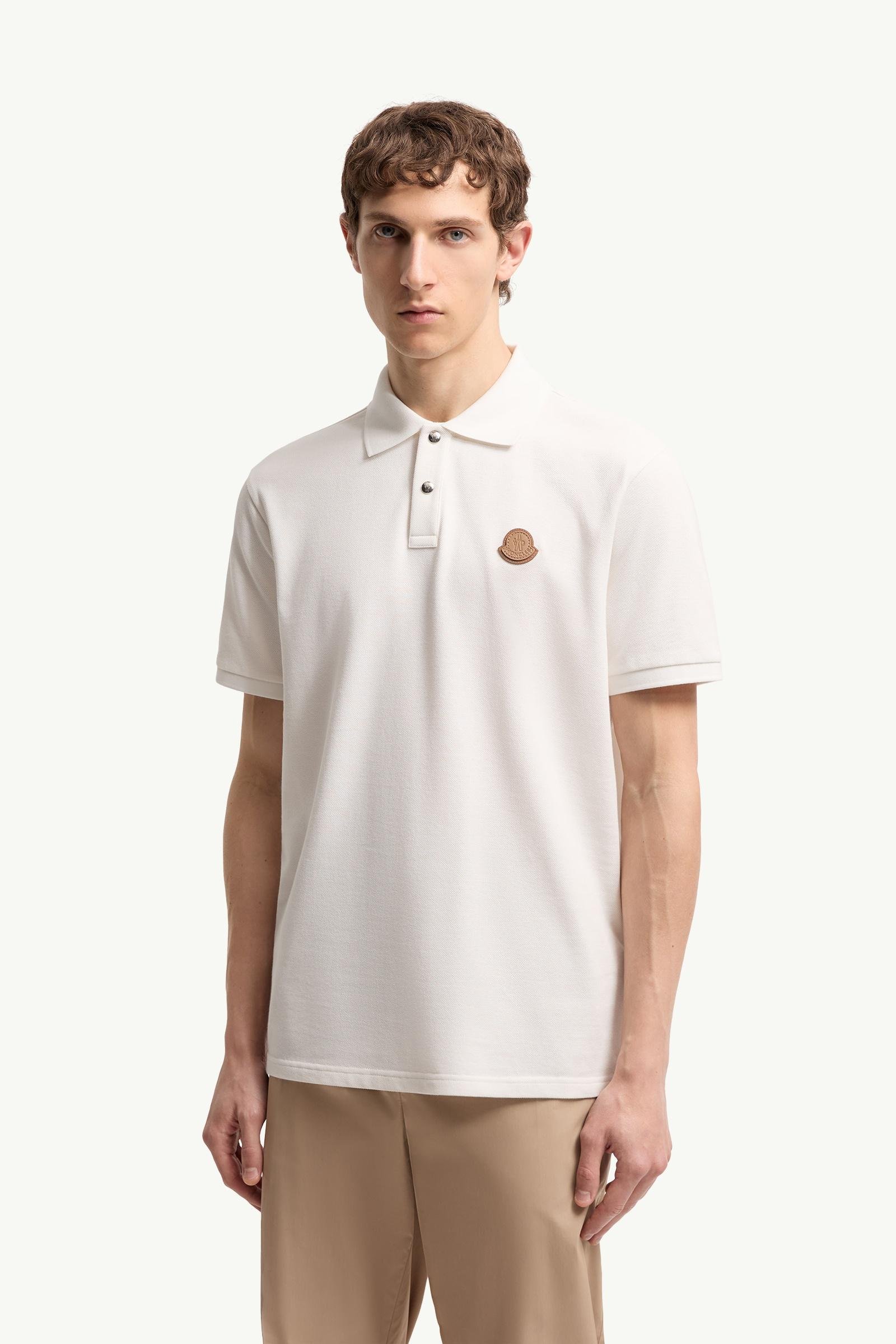 Logo Patch Cotton Piquet Polo Shirt - 图片 4