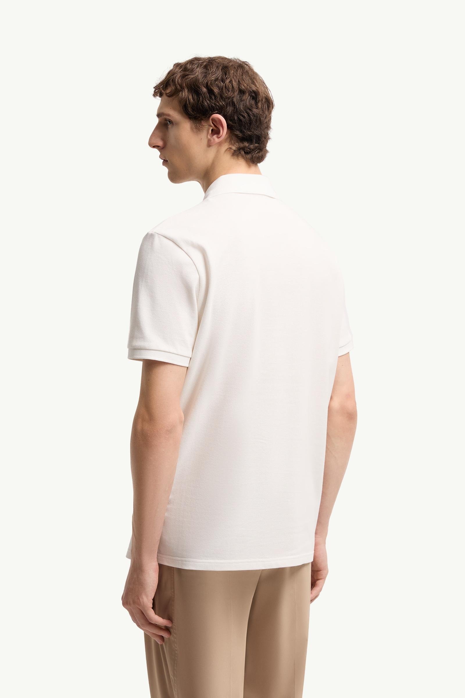 Logo Patch Cotton Piquet Polo Shirt - 图片 5