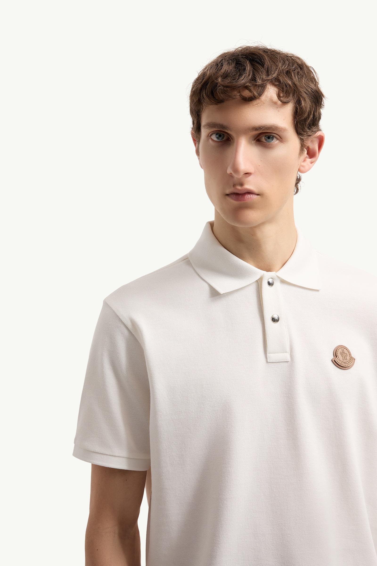 Logo Patch Cotton Piquet Polo Shirt - 图片 6