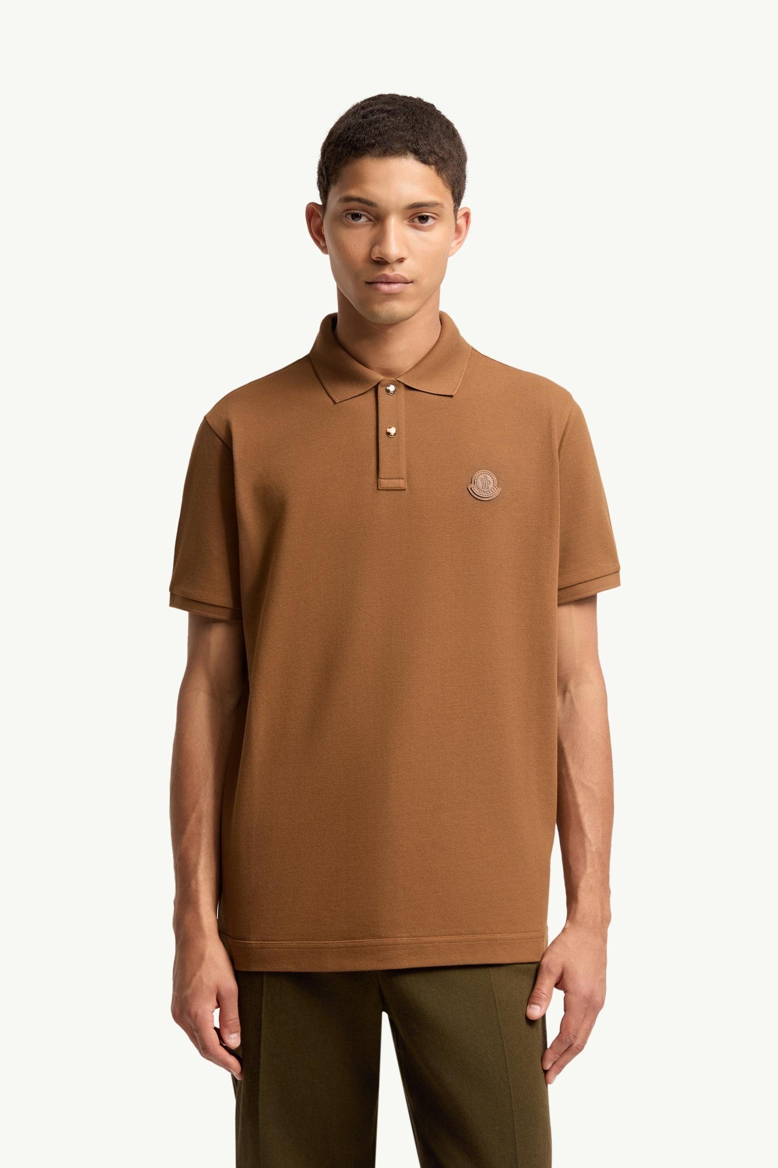 Logo Patch Cotton Piquet Polo Shirt - 图片 4