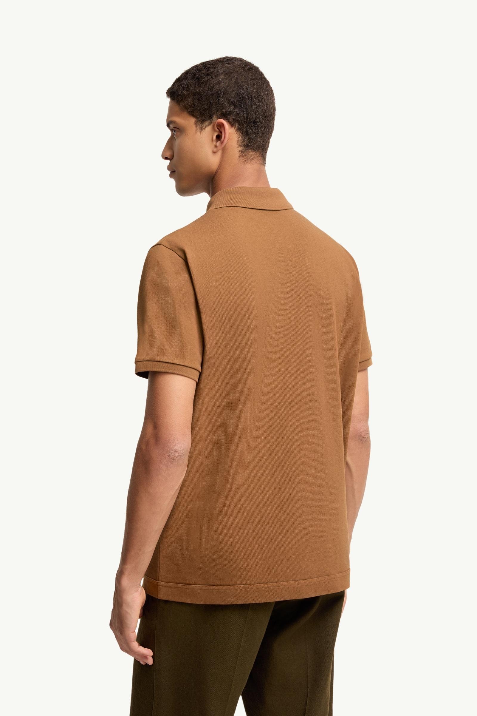 Logo Patch Cotton Piquet Polo Shirt - 图片 5