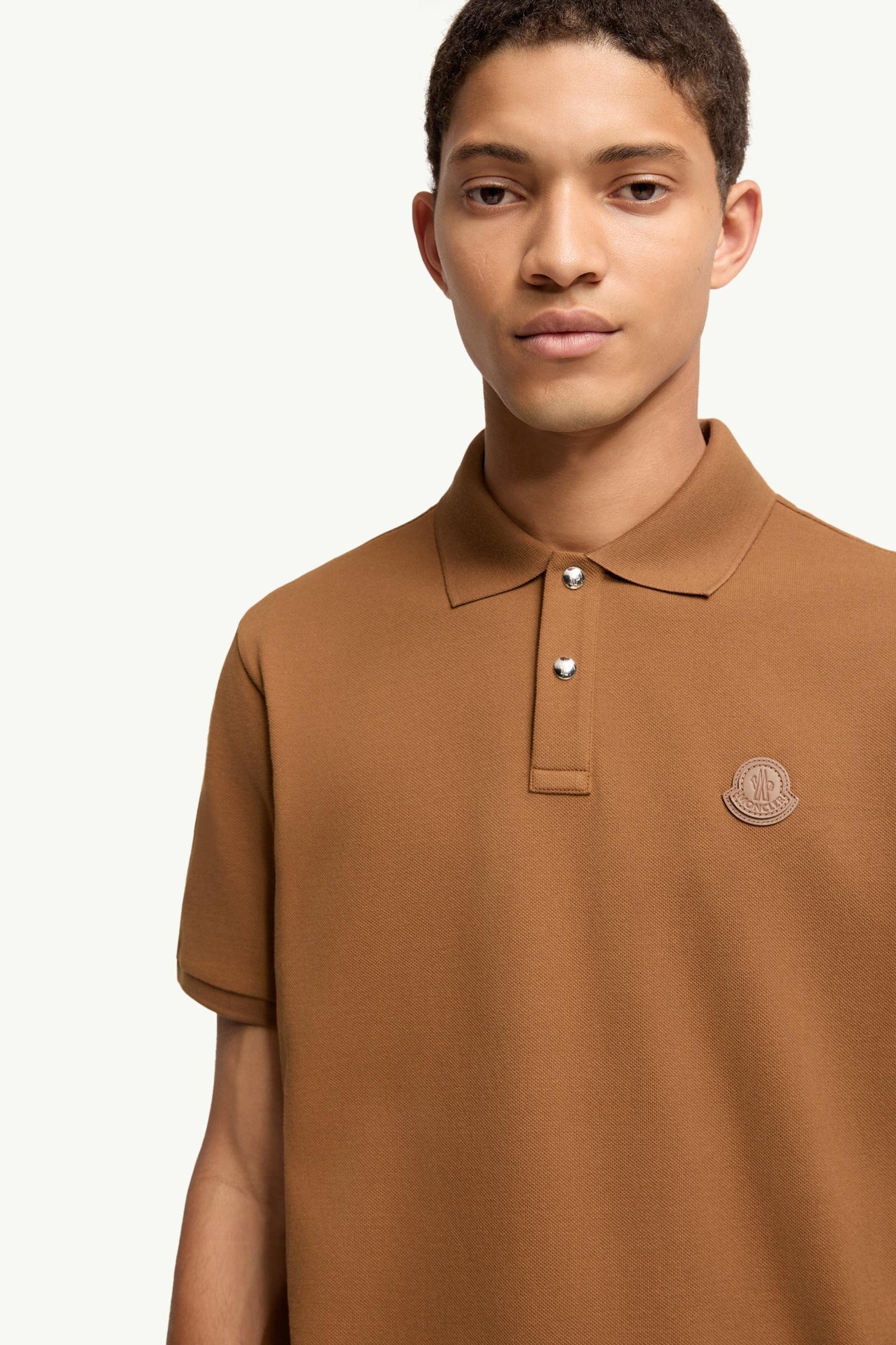 Logo Patch Cotton Piquet Polo Shirt - 图片 6