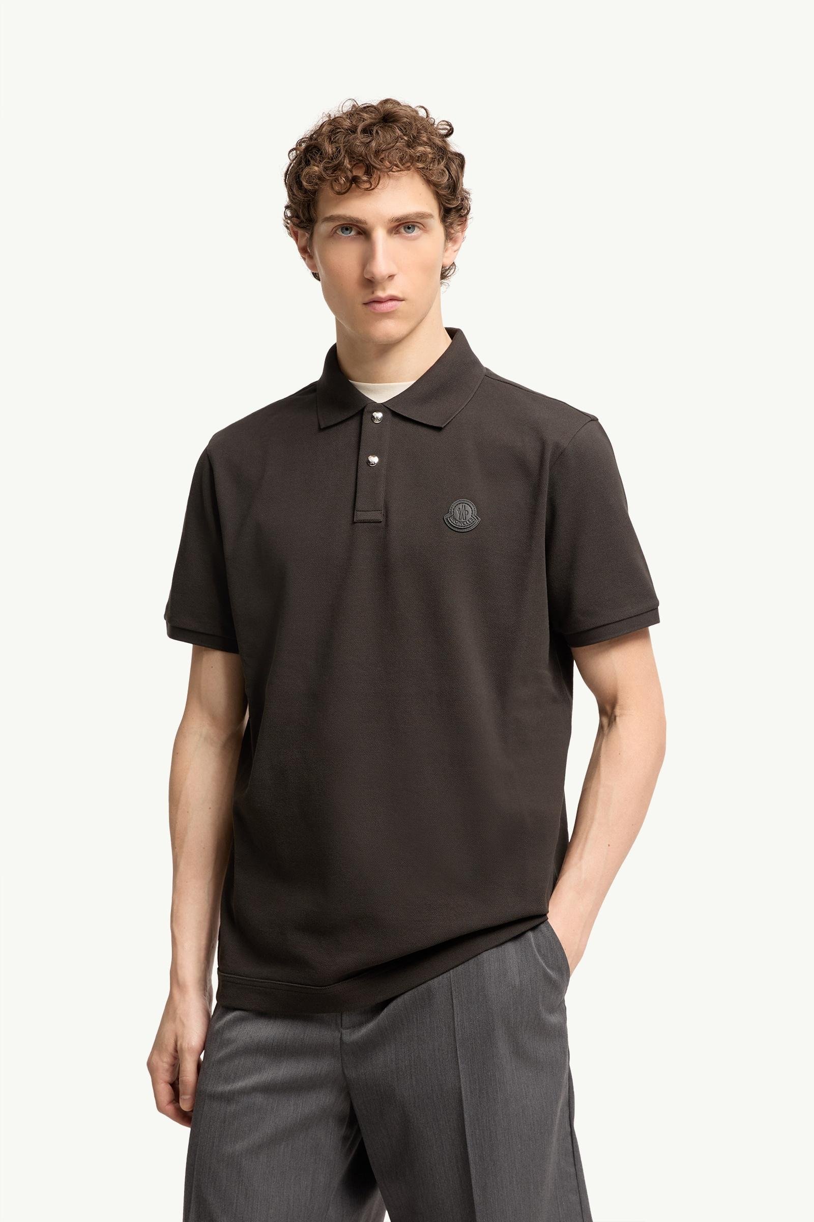 Logo Patch Cotton Piquet Polo Shirt - 图片 4
