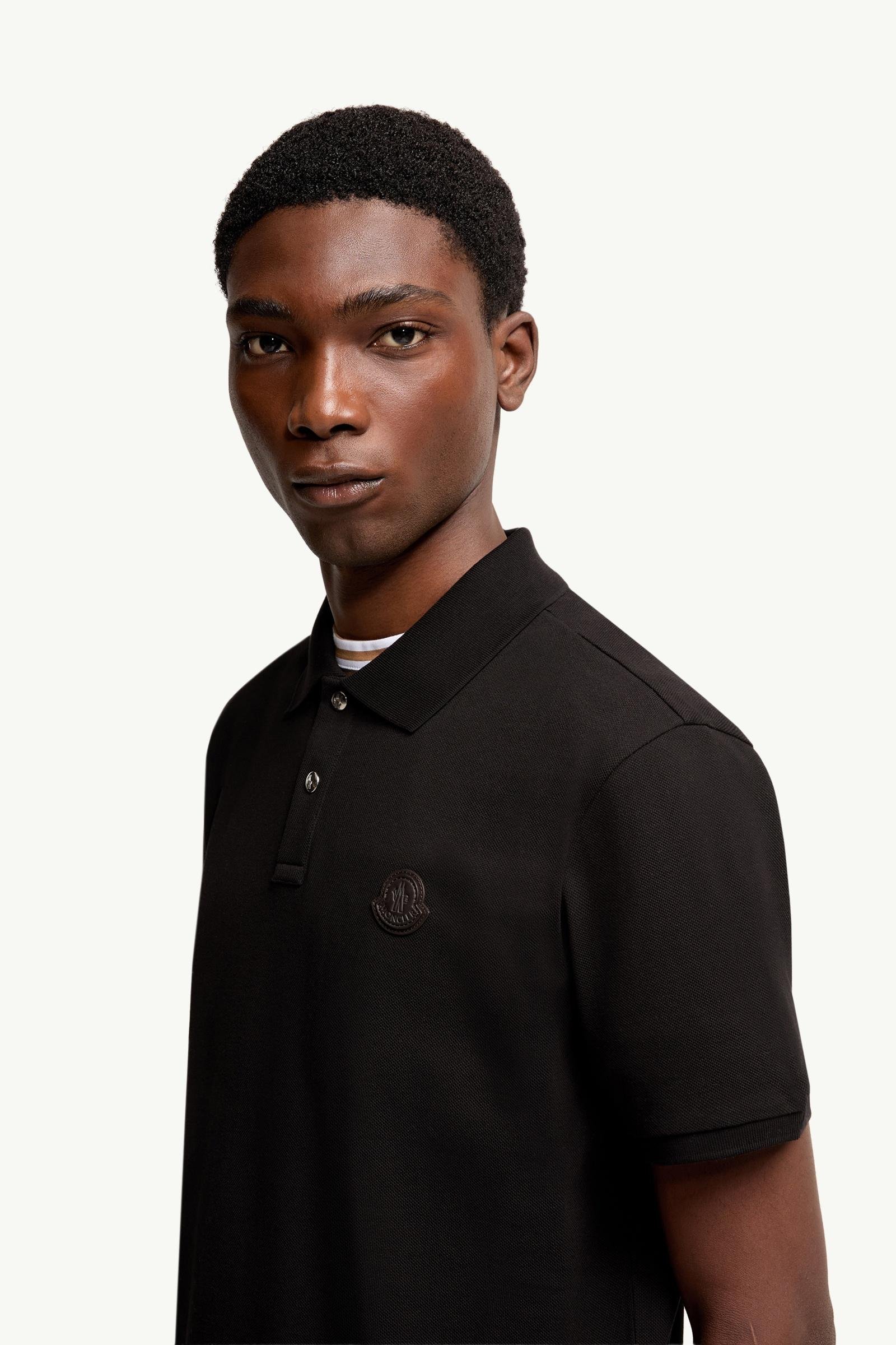 Alternative view of Logo Patch Cotton Piquet Polo Shirt