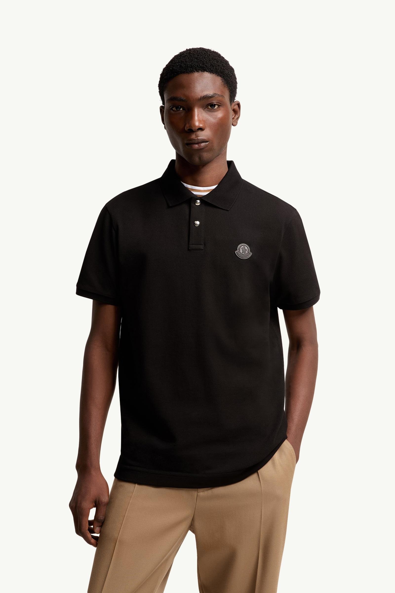 Logo Patch Cotton Piquet Polo Shirt - 图片 4