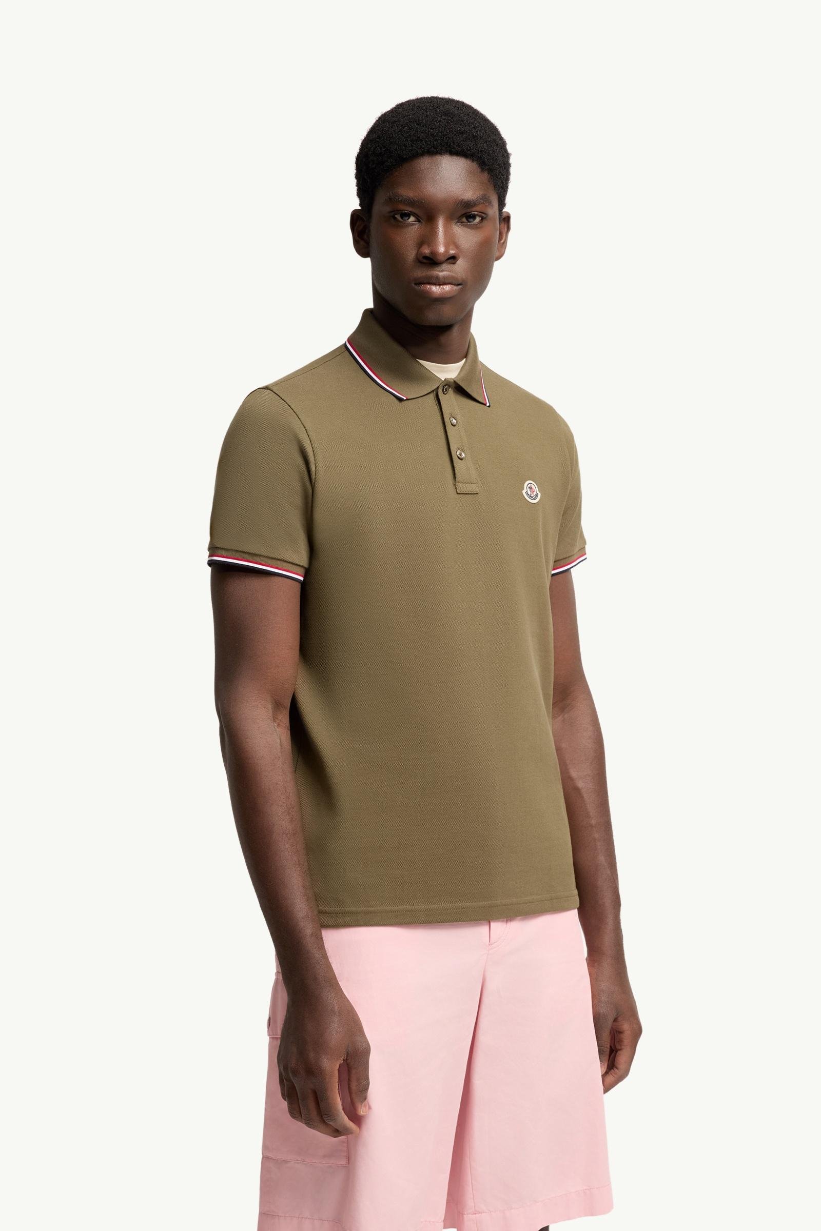 Tricolour-Trimmed Cotton Piquet Polo Shirt - 图片 4