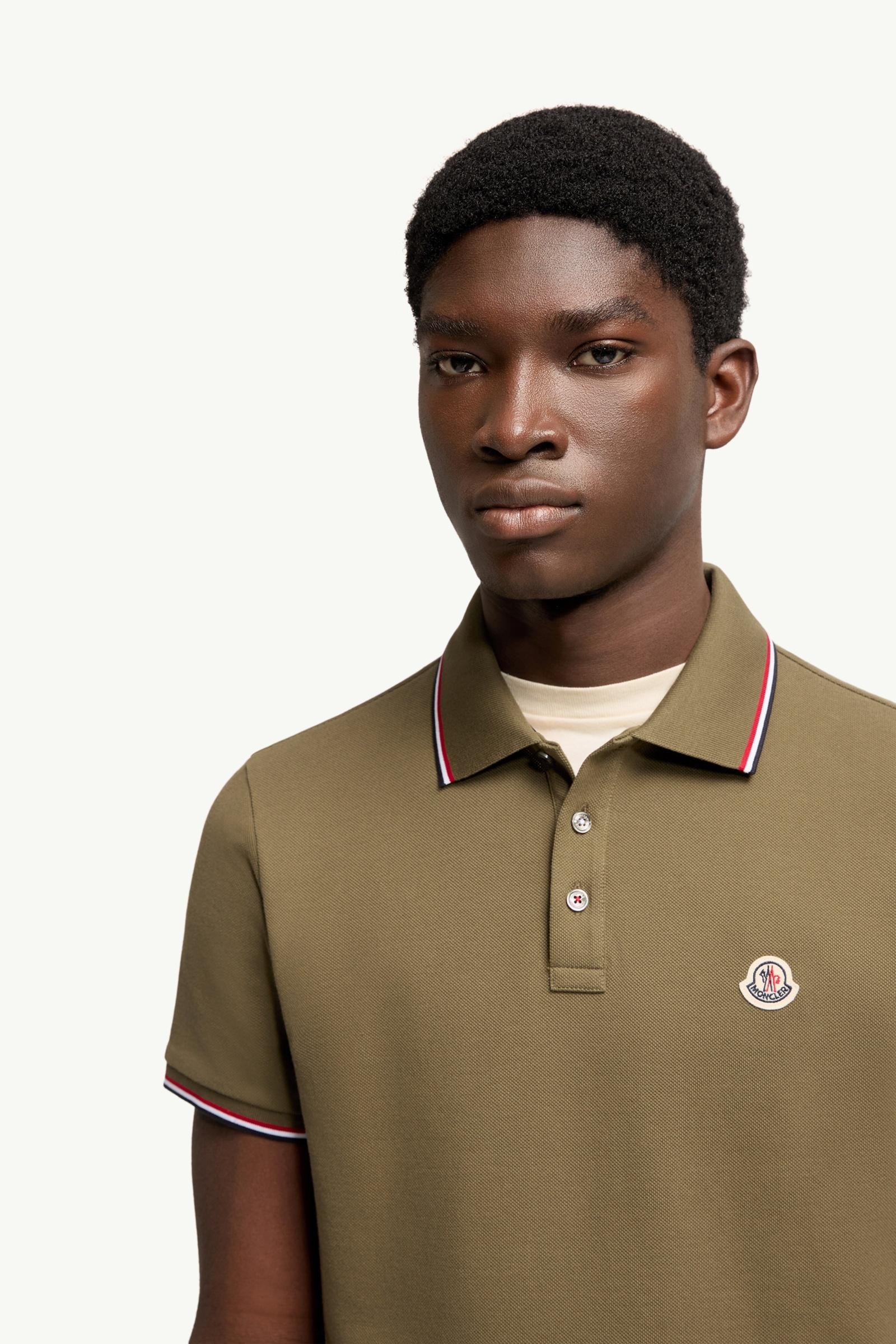 Tricolour-Trimmed Cotton Piquet Polo Shirt - 图片 6
