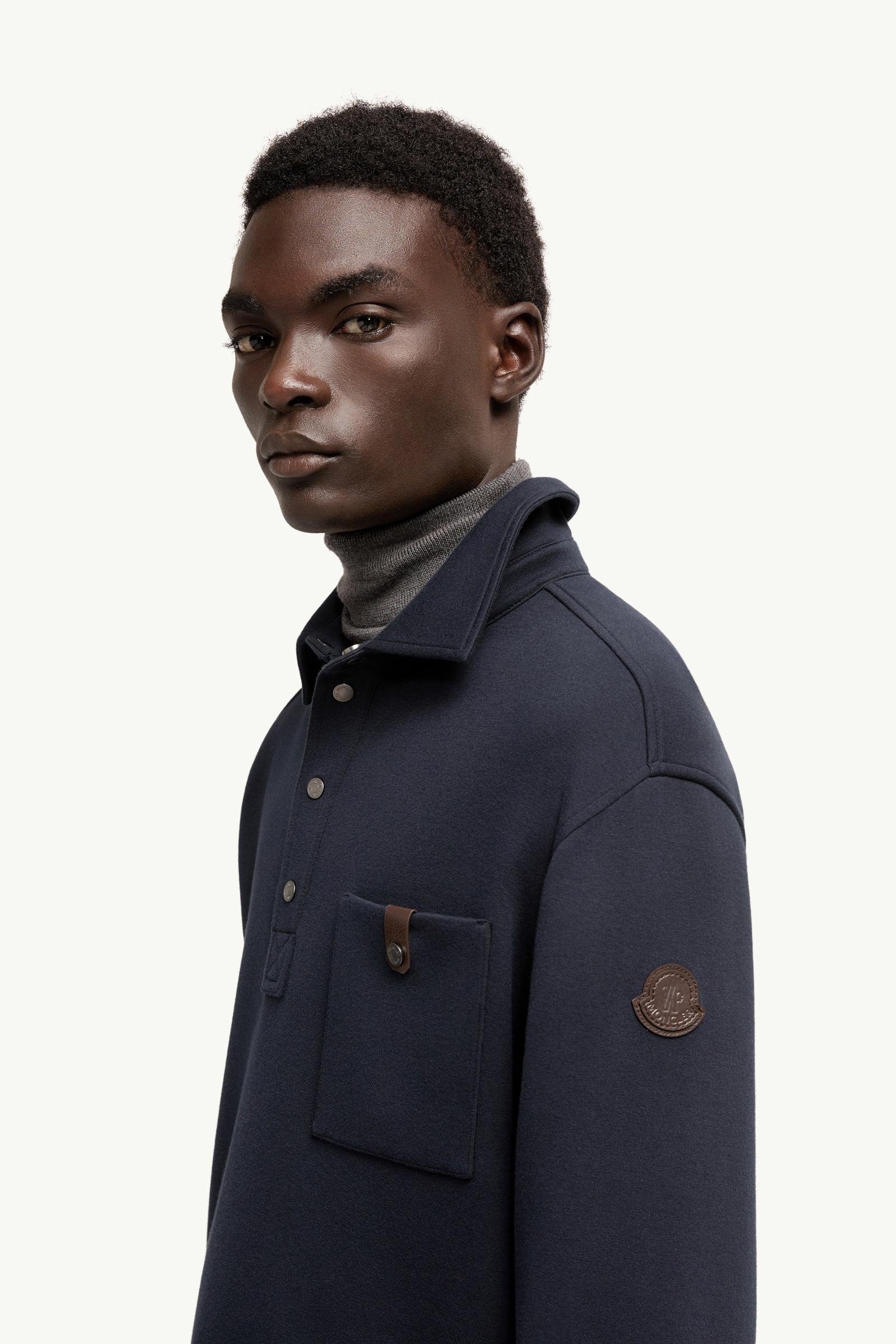Alternative view of Cotton Long Sleeve Polo Shirt