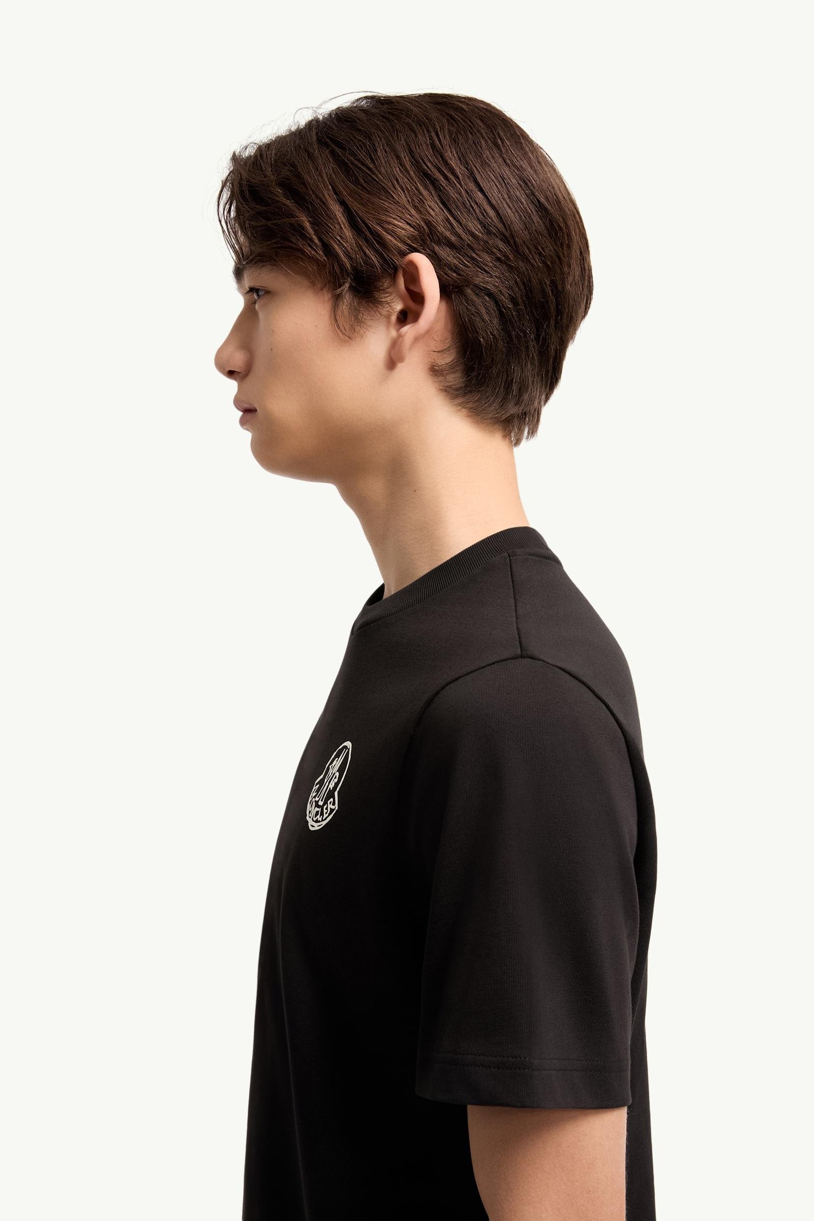 Alternative view of Cotton Jersey Logo Patch T-Shirt
