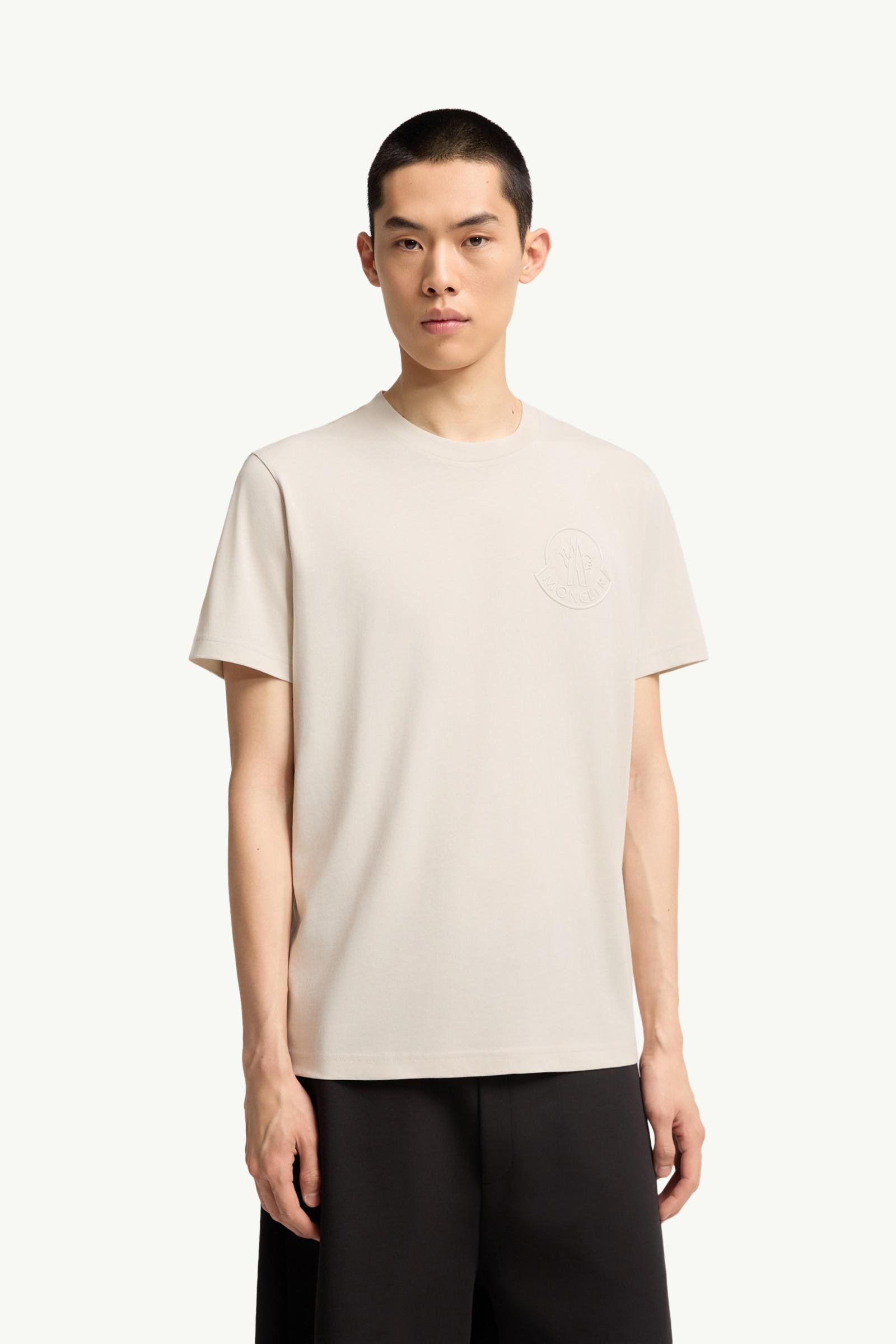 Three-Dimensional Logo Cotton T-Shirt - 图片 4
