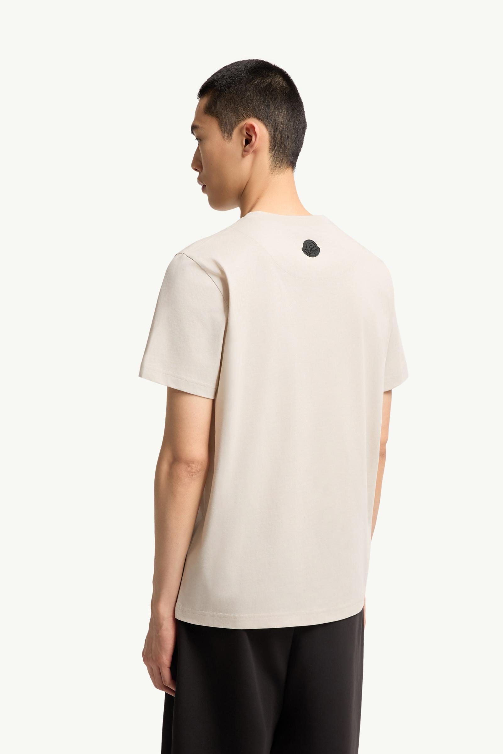 Three-Dimensional Logo Cotton T-Shirt - 图片 5