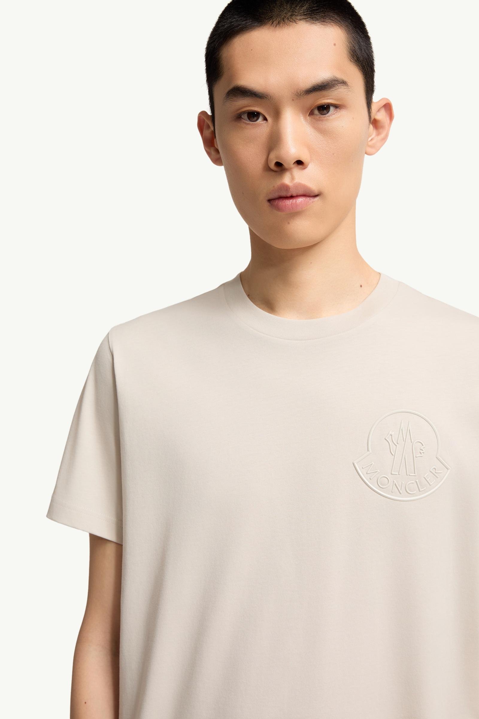 Three-Dimensional Logo Cotton T-Shirt - 图片 6