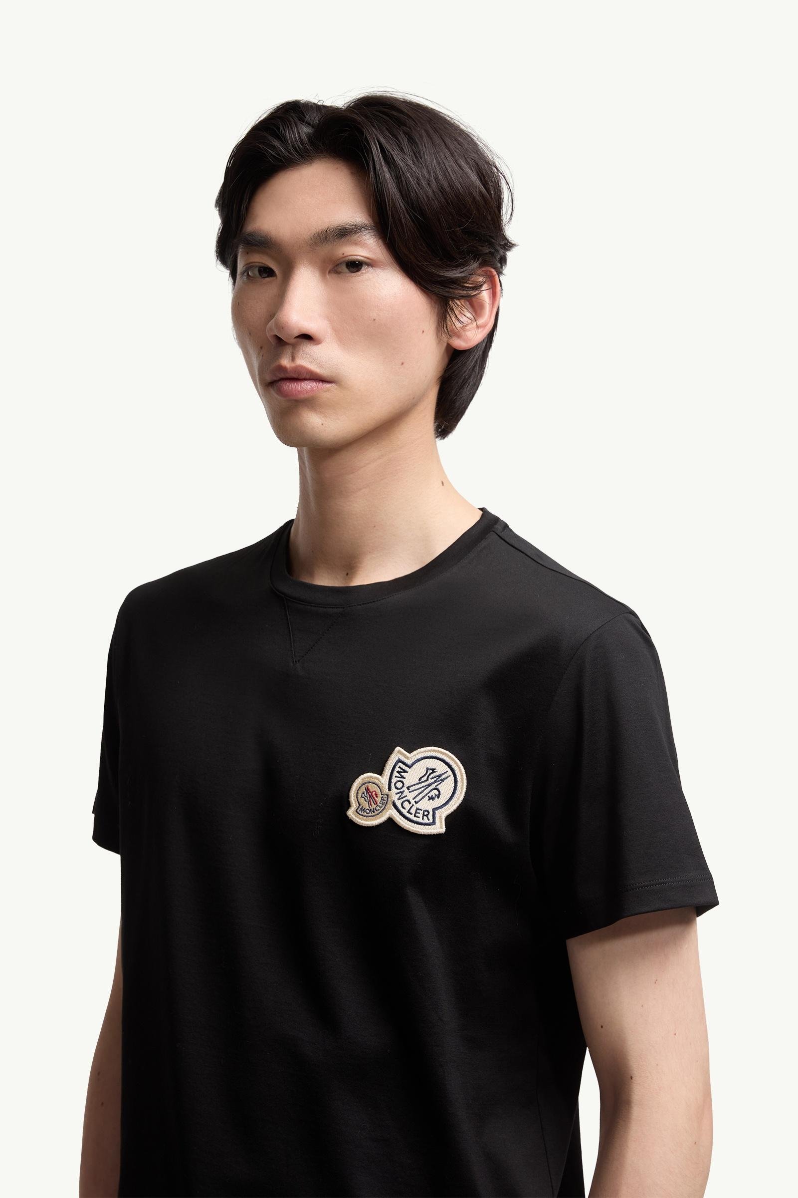 Alternative view of Double Logo Patch Cotton T-Shirt