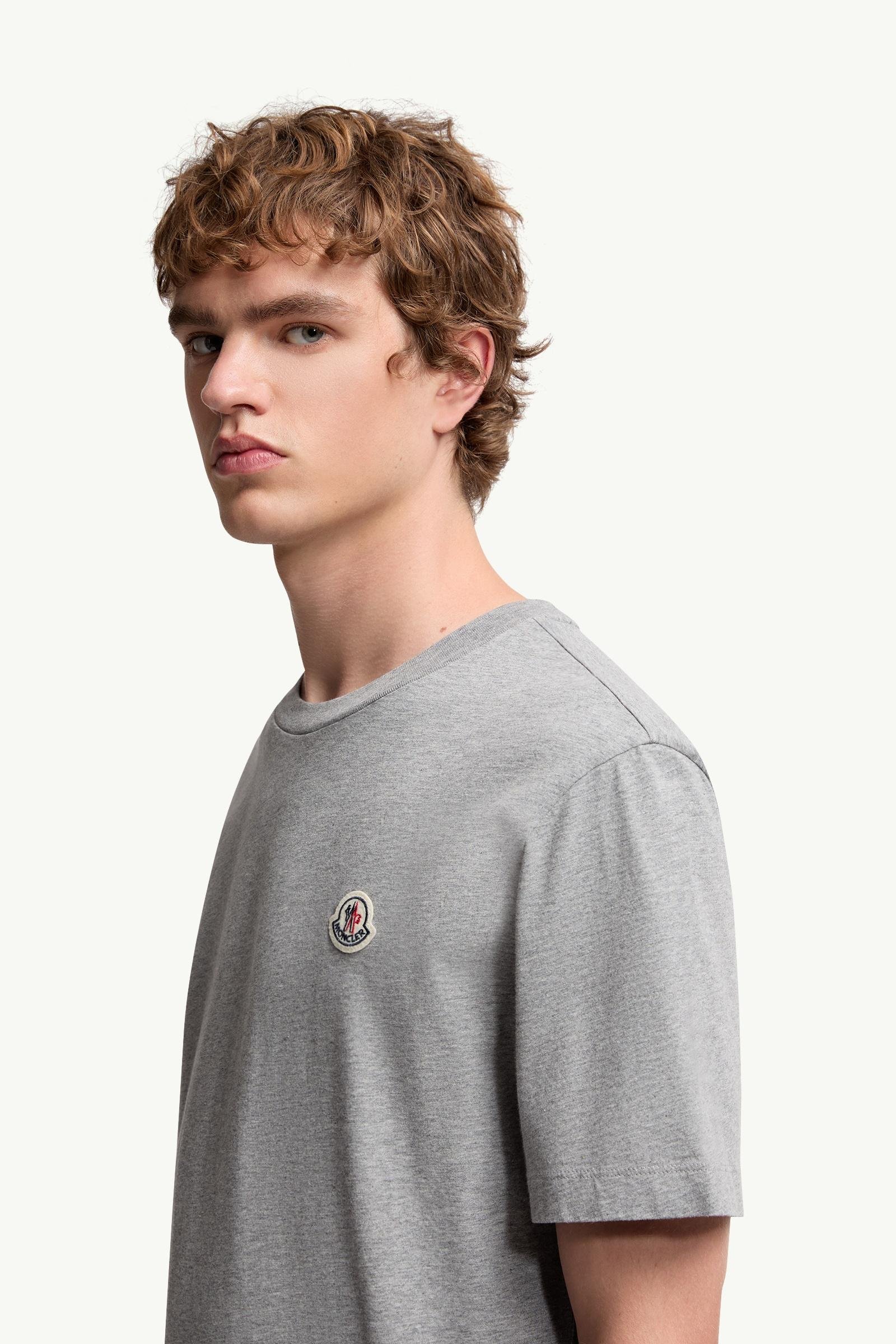 Logo Patch Cotton T-Shirt (Pack of Three) - 图片 2