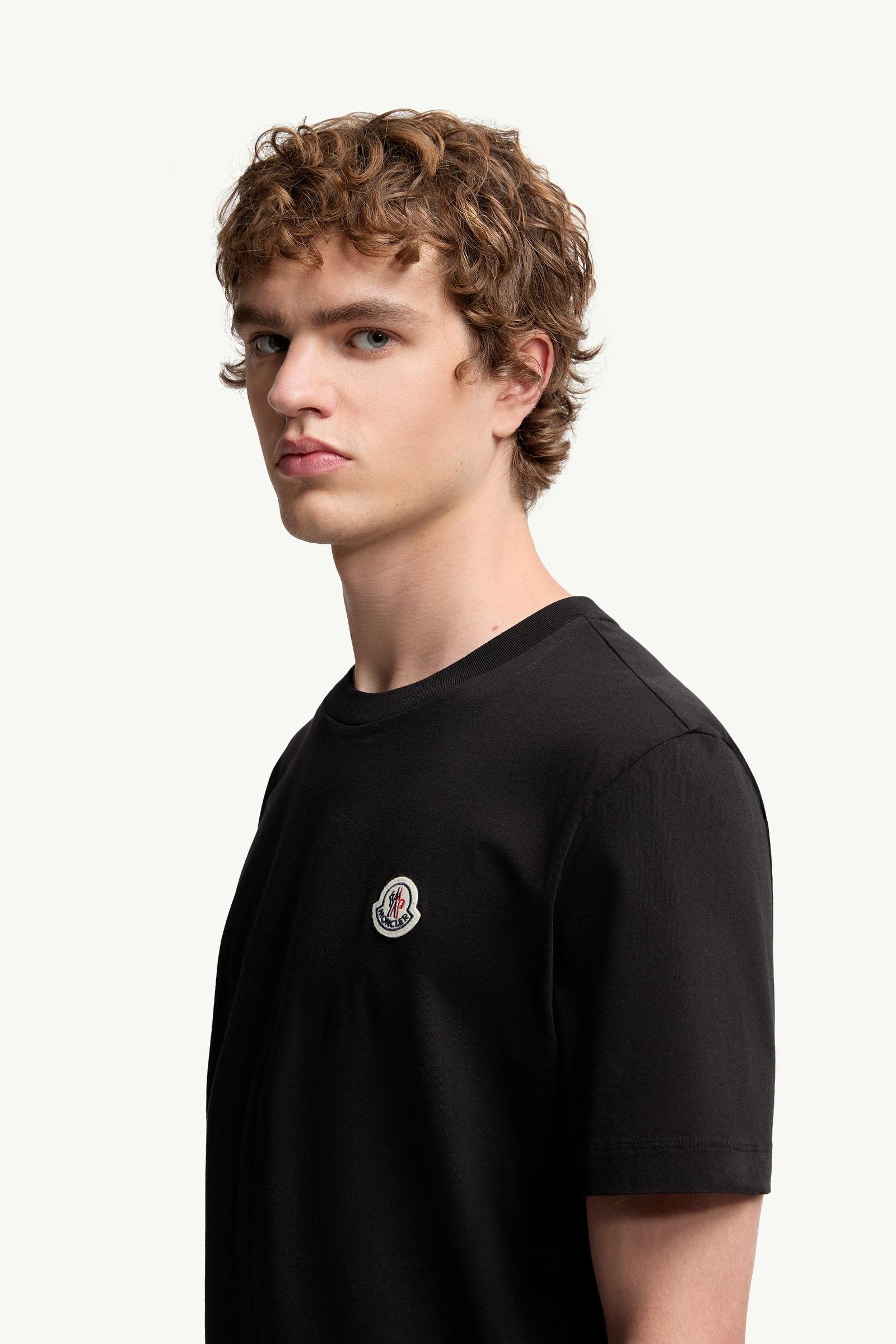 Alternative view of Logo Patch Cotton T-Shirt (Pack of Three)