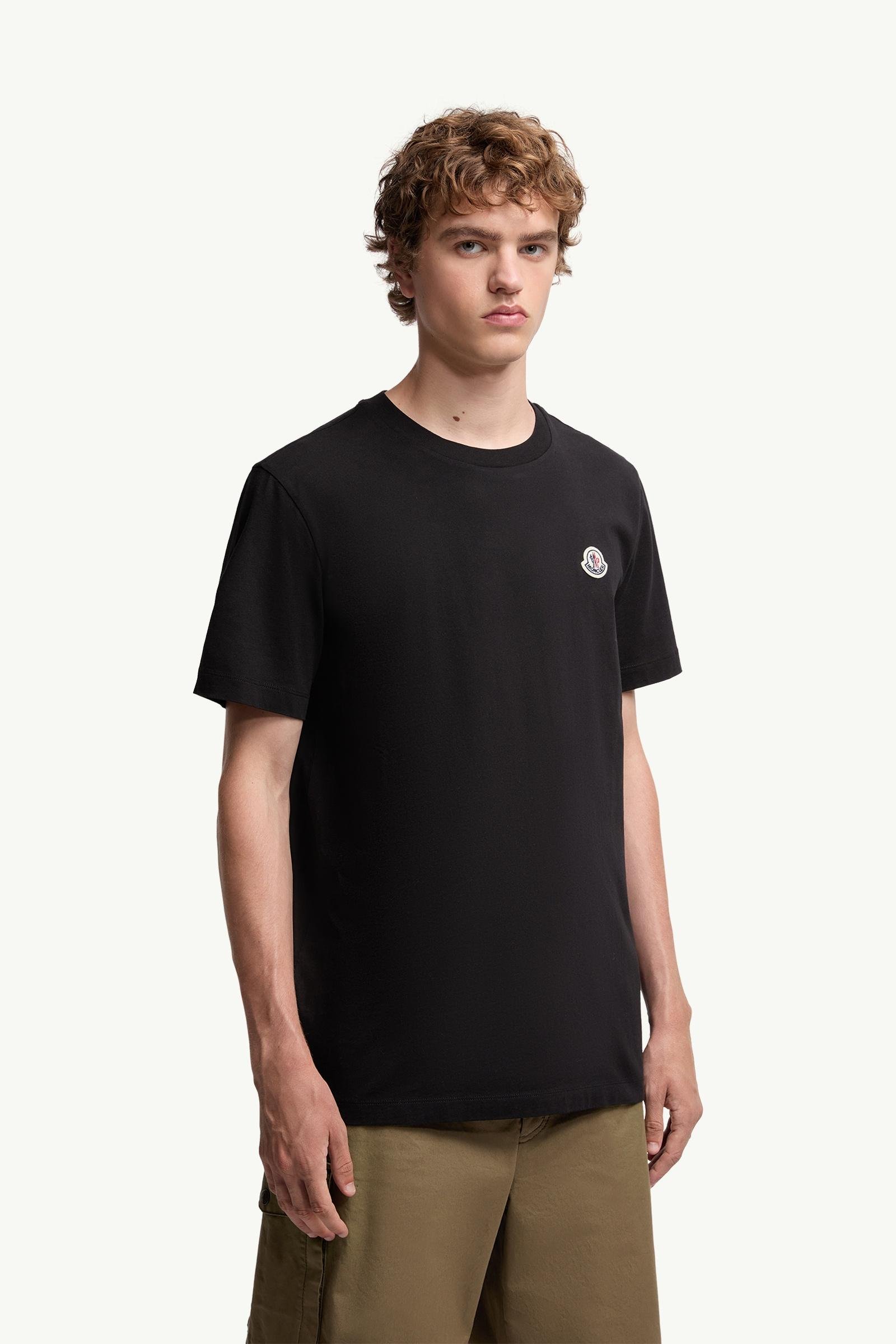 Logo Patch Cotton T-Shirt (Pack of Three) - 图片 4