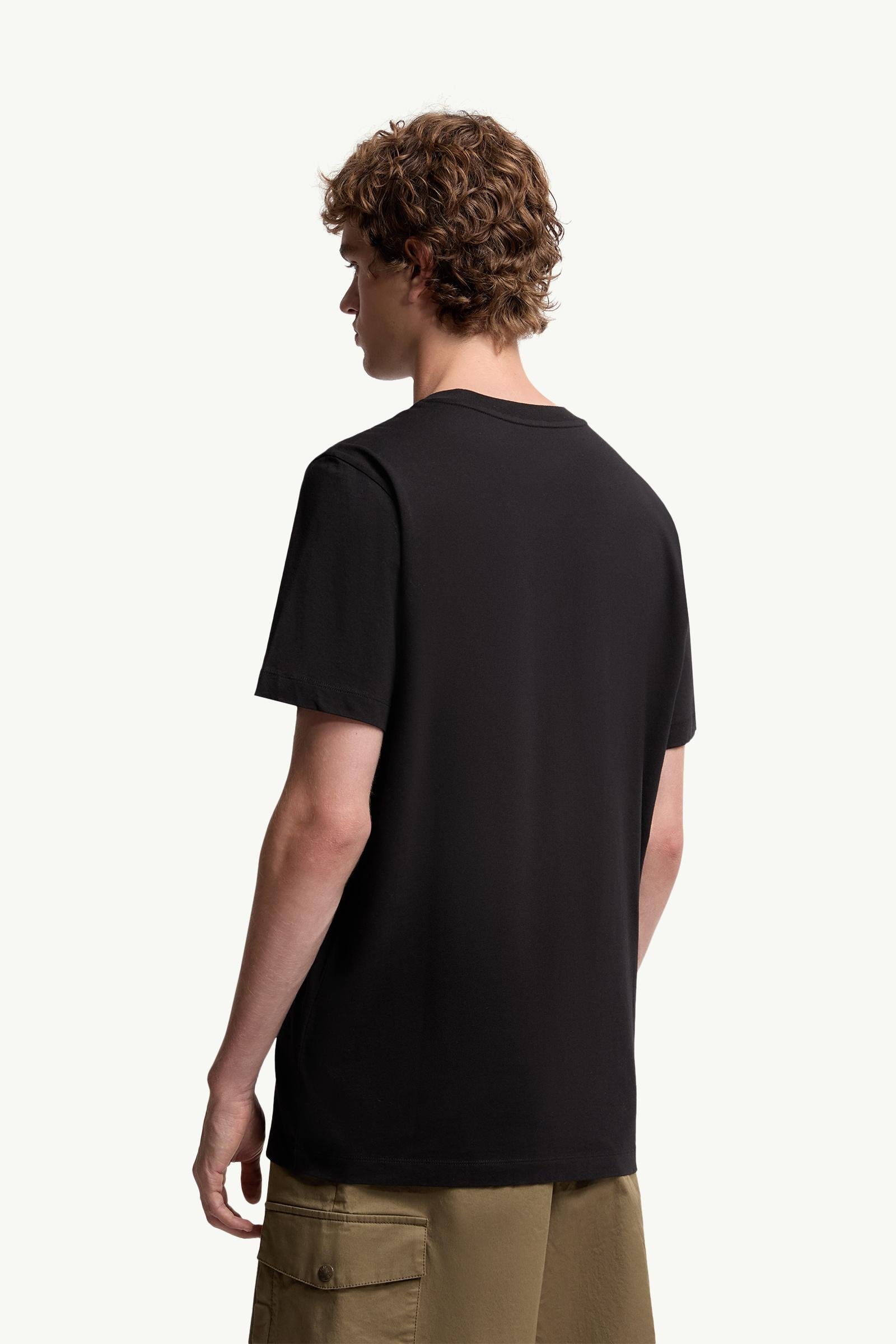 Logo Patch Cotton T-Shirt (Pack of Three) - 图片 5