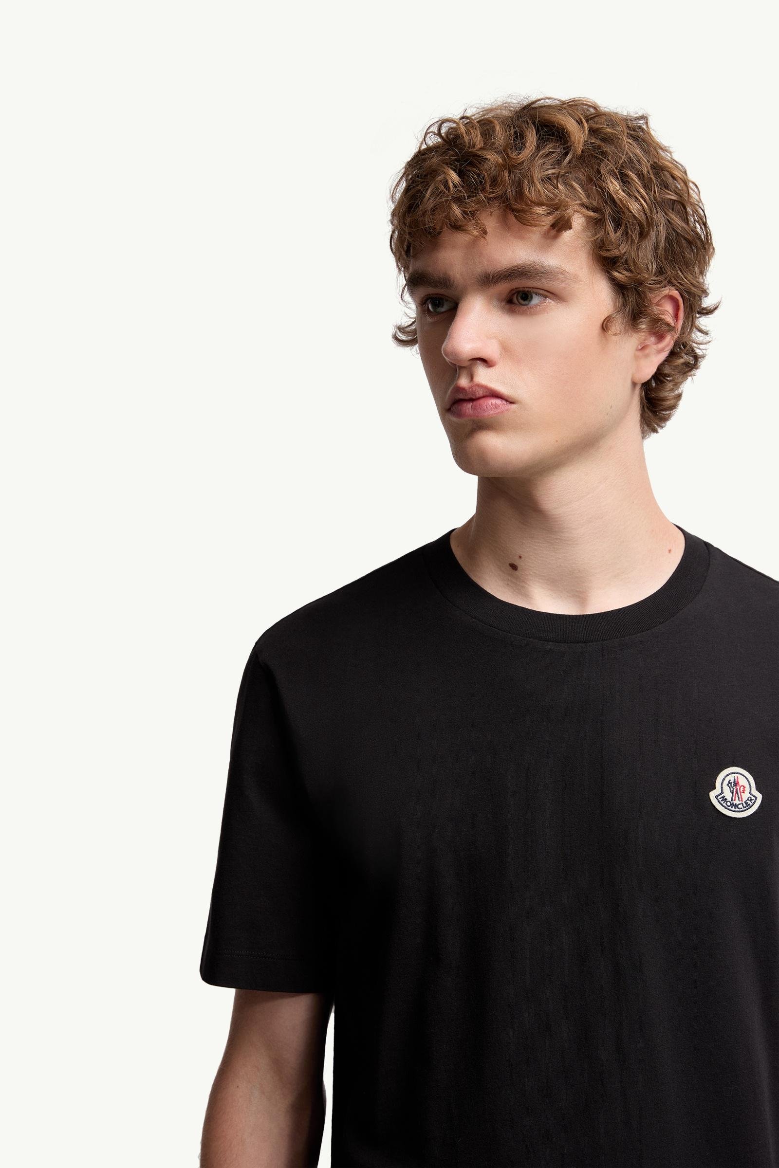 Logo Patch Cotton T-Shirt (Pack of Three) - 图片 6