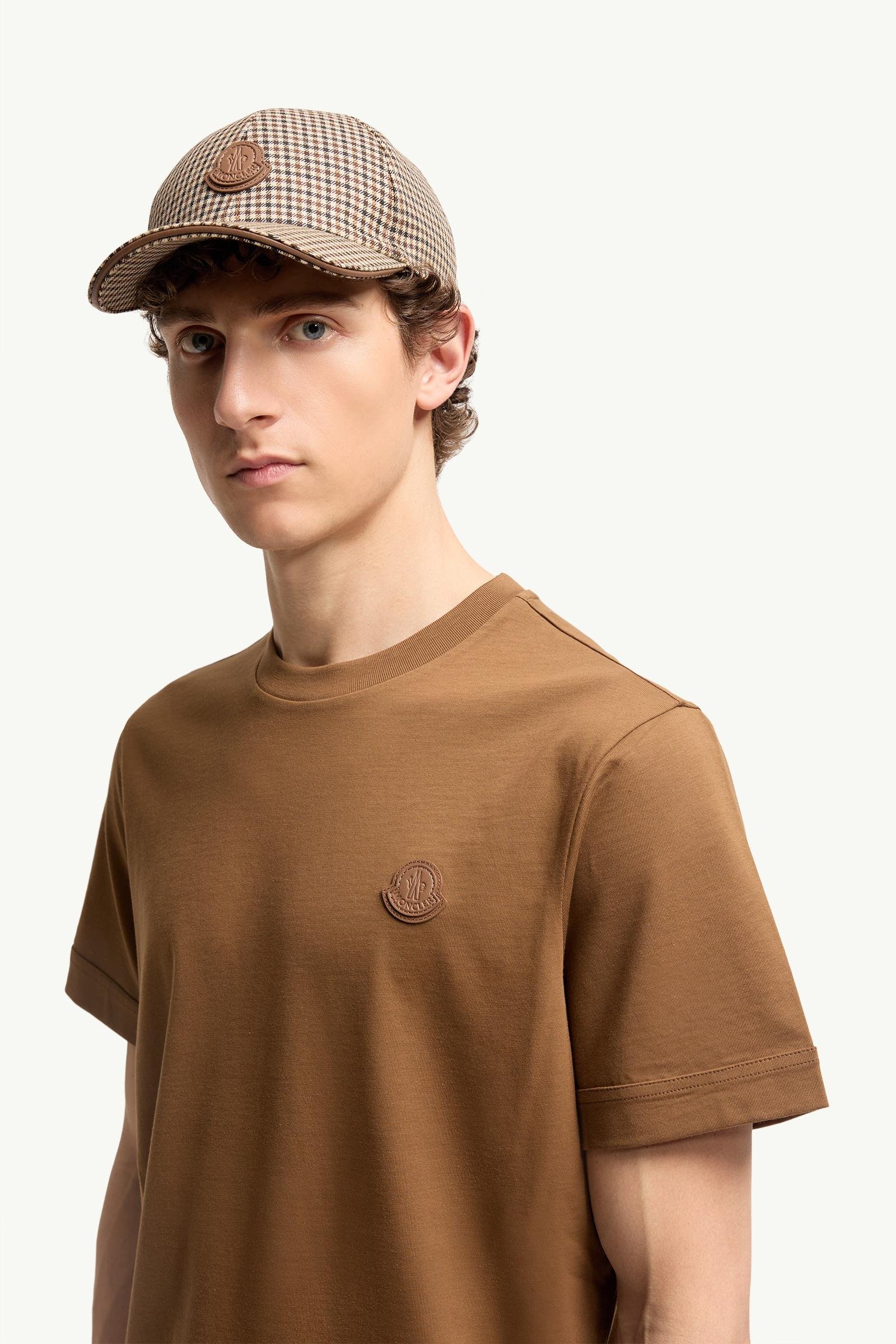 Alternative view of Double Leather Logo Cotton T-Shirt