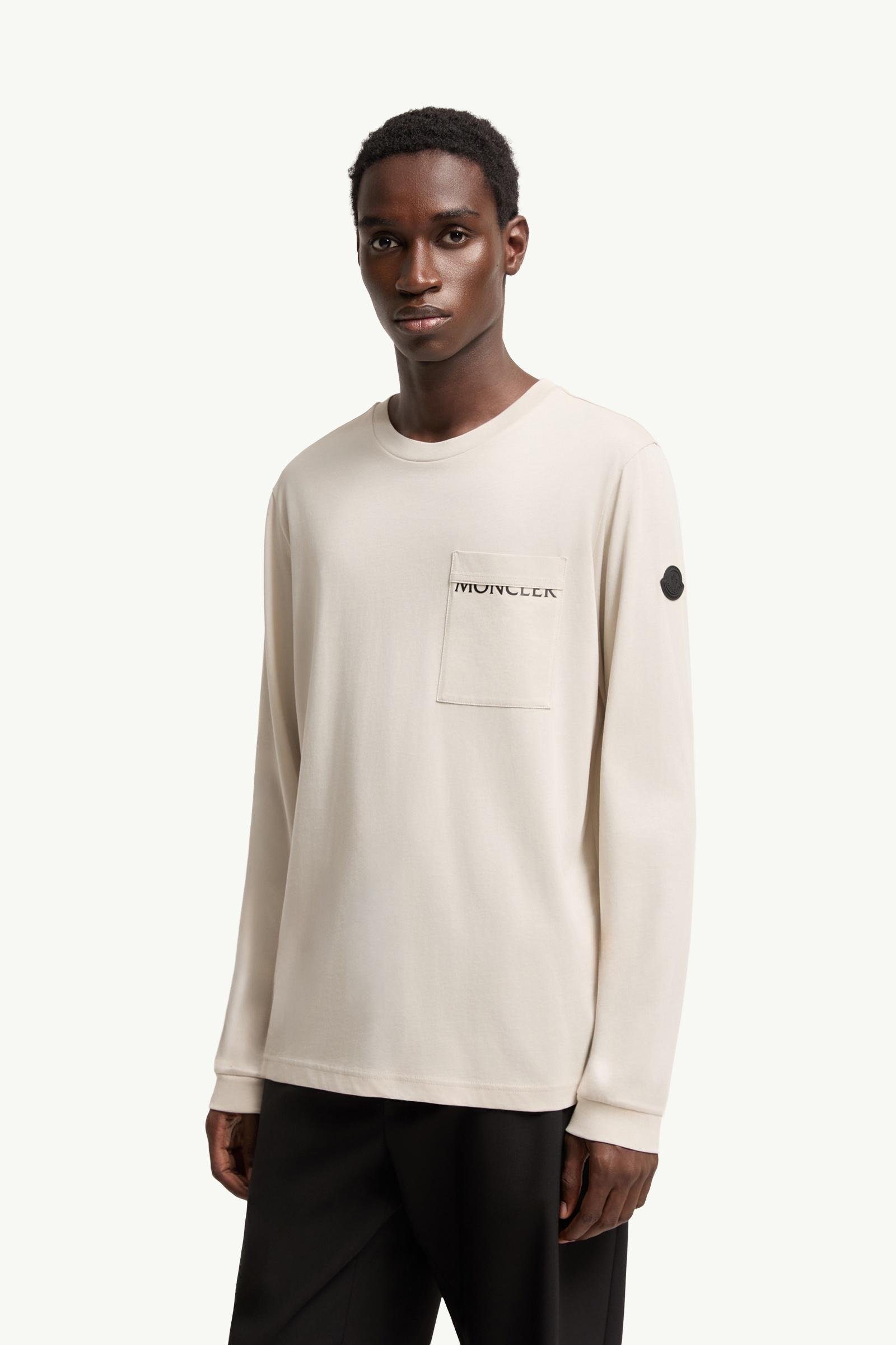 Logo Cotton Long Sleeve T-Shirt - 图片 4