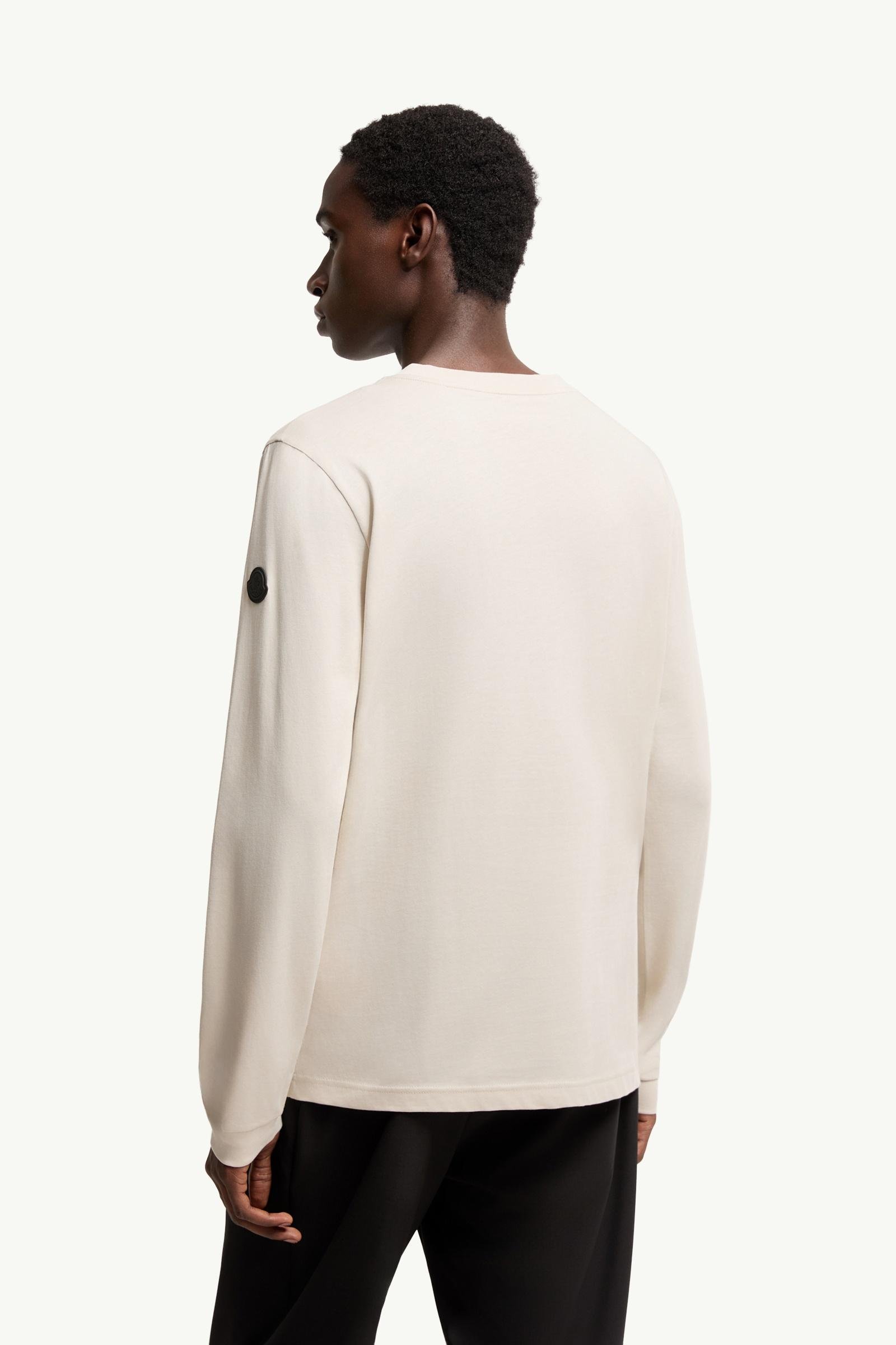 Logo Cotton Long Sleeve T-Shirt - 图片 5