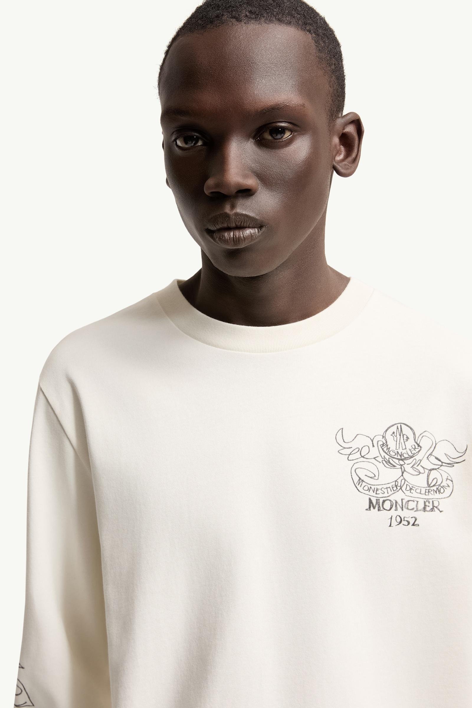Logo Motif Cotton Long Sleeve T-Shirt - 图片 7