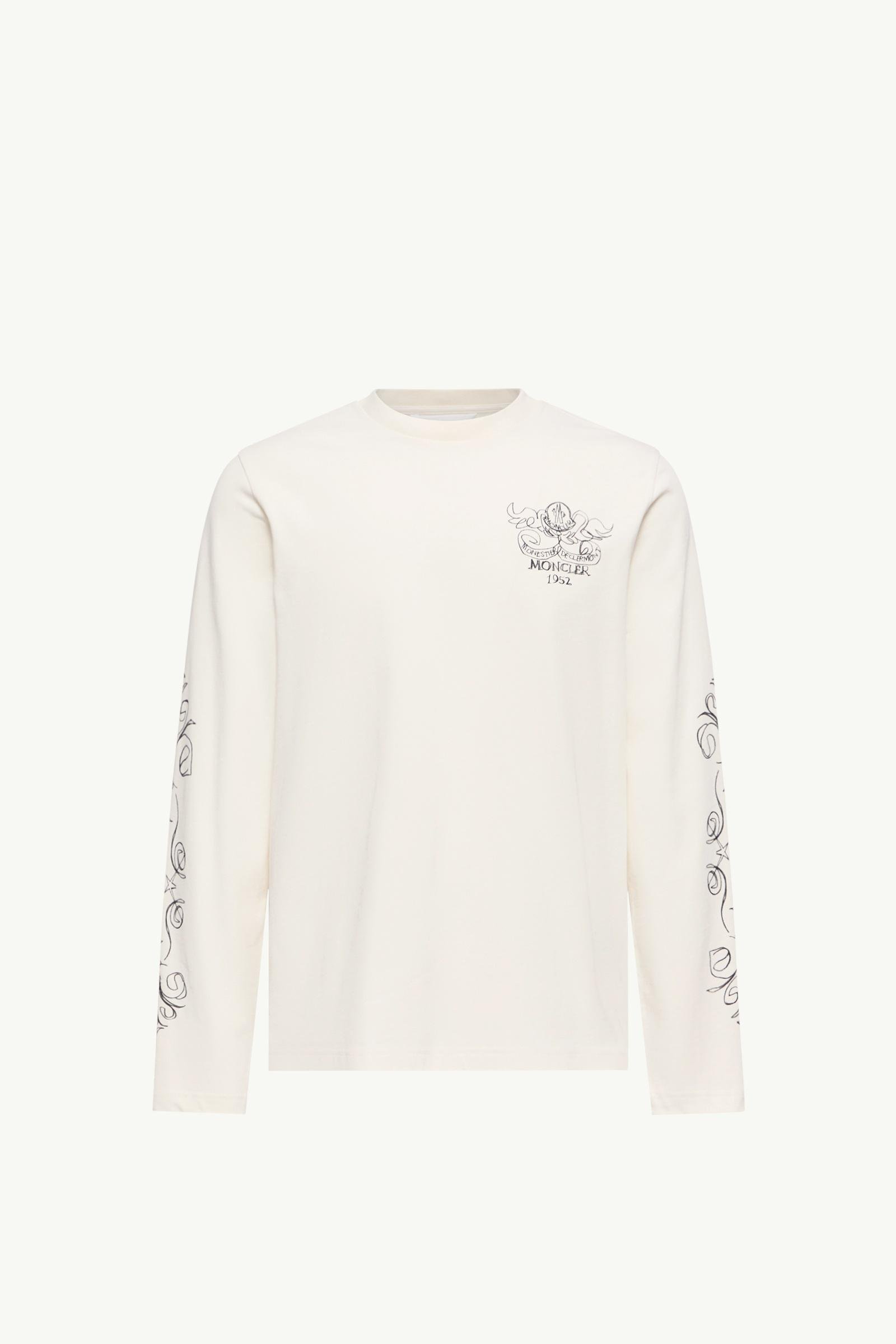 Logo Motif Cotton Long Sleeve T-Shirt - 图片 3
