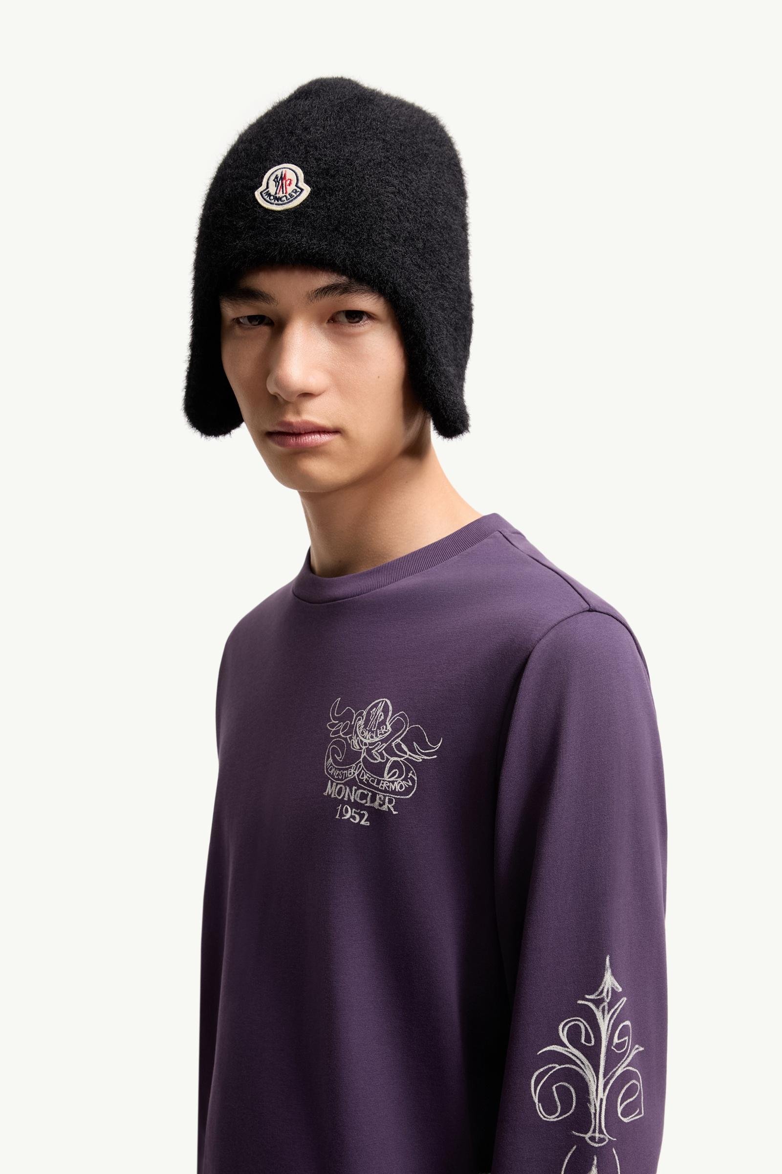Alternative view of Logo Motif Cotton Long Sleeve T-Shirt