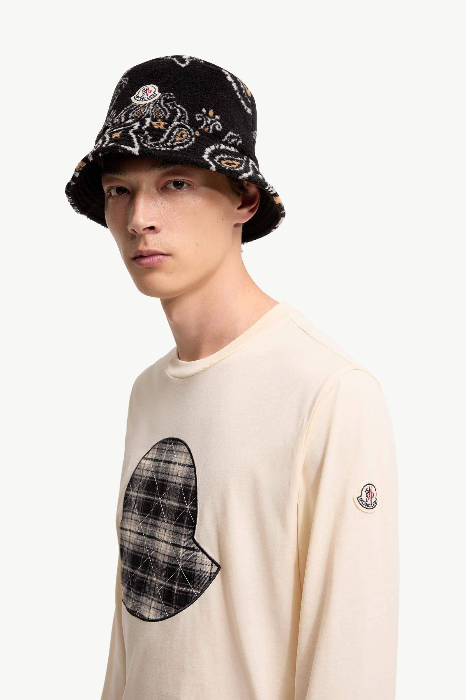 Alternative view of Check Panel Cotton Jersey T-Shirt