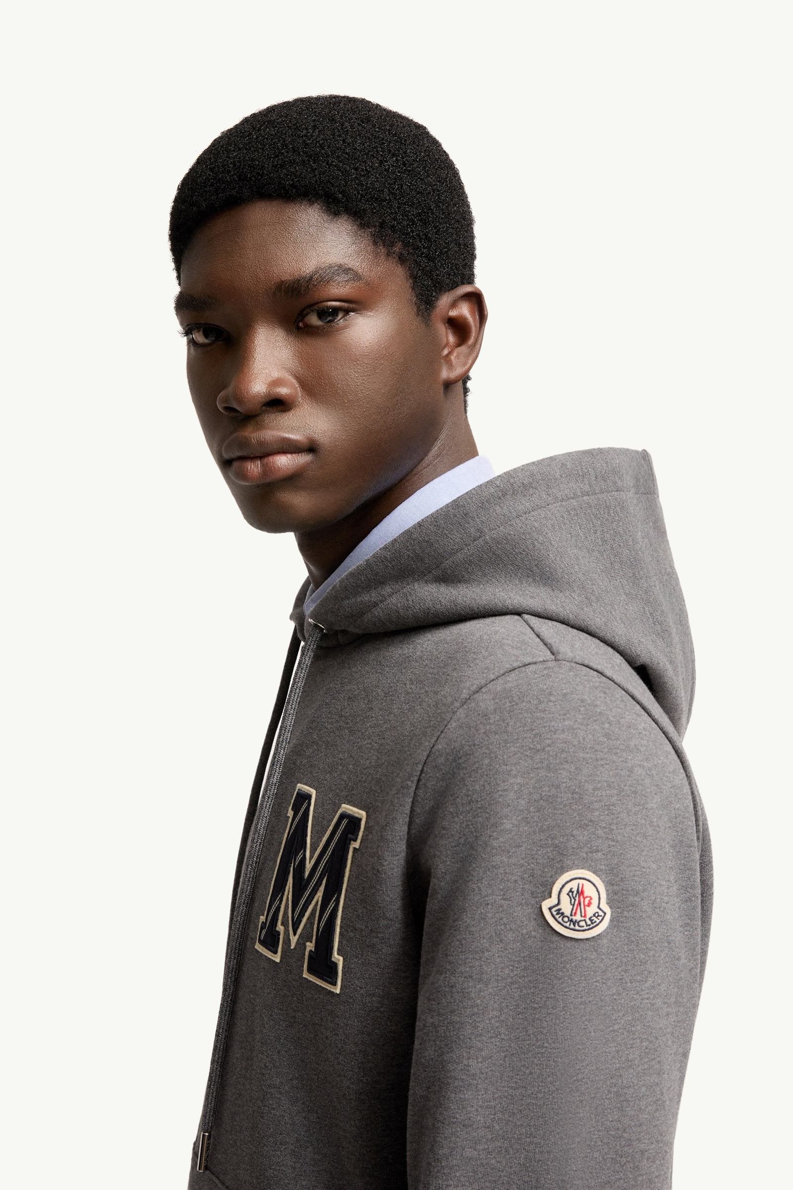 Monogram Cotton Zip-Up Hoodie - 图片 2