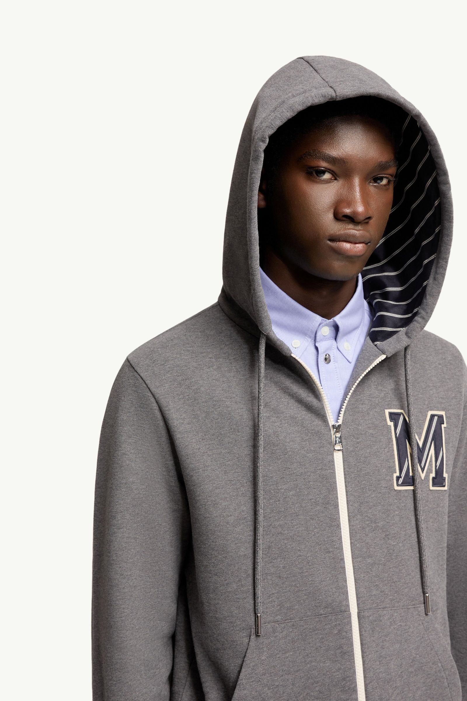 Monogram Cotton Zip-Up Hoodie - 图片 6