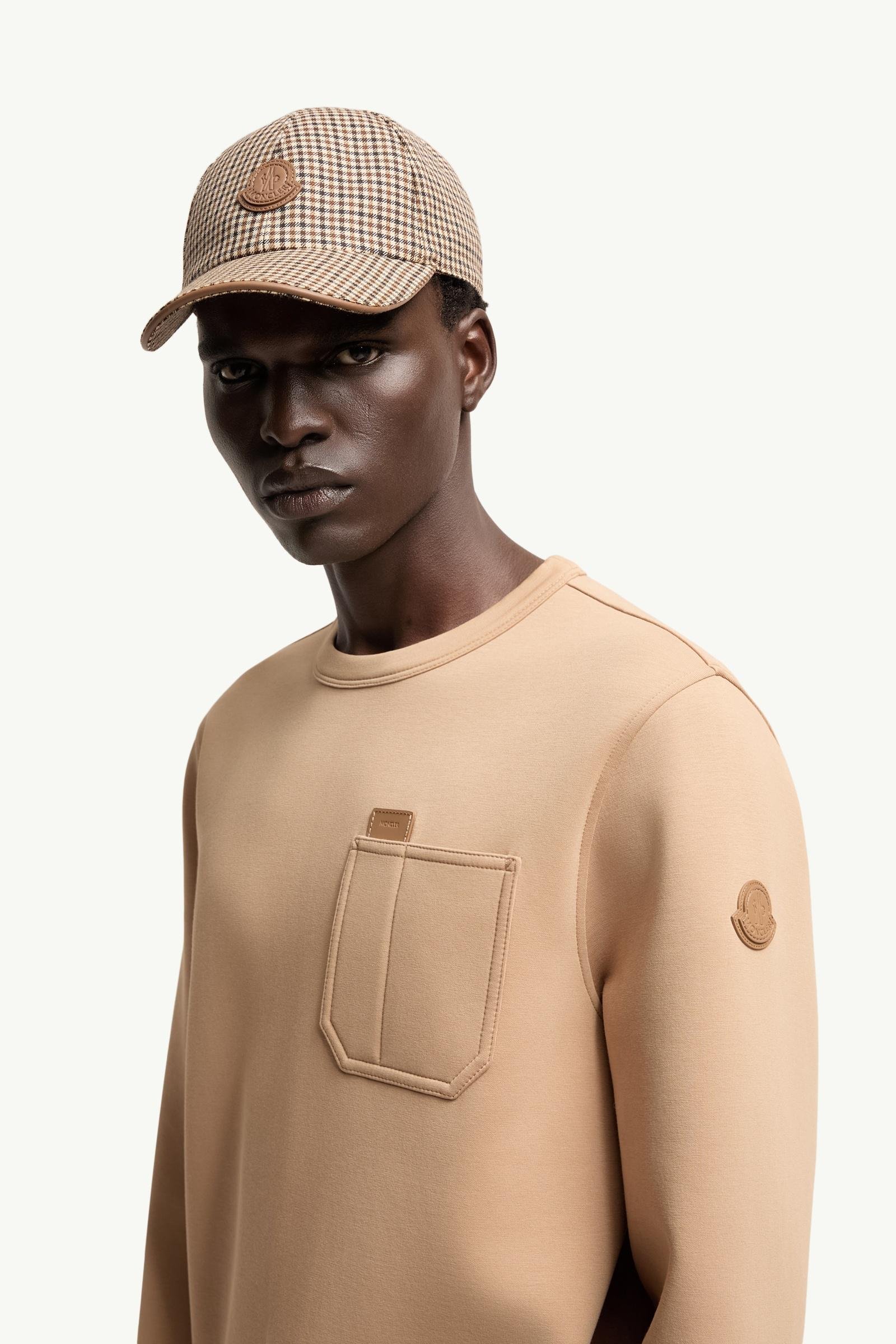 Alternative view of Leather Logo Tag Cotton Blend Sweatshirt