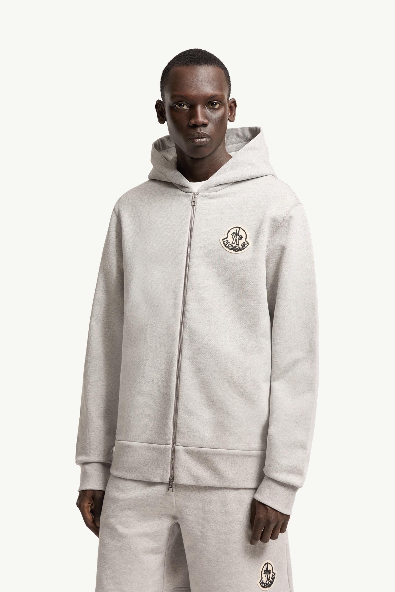 Sketched Logo Zip-Up Cotton Hoodie - 图片 4