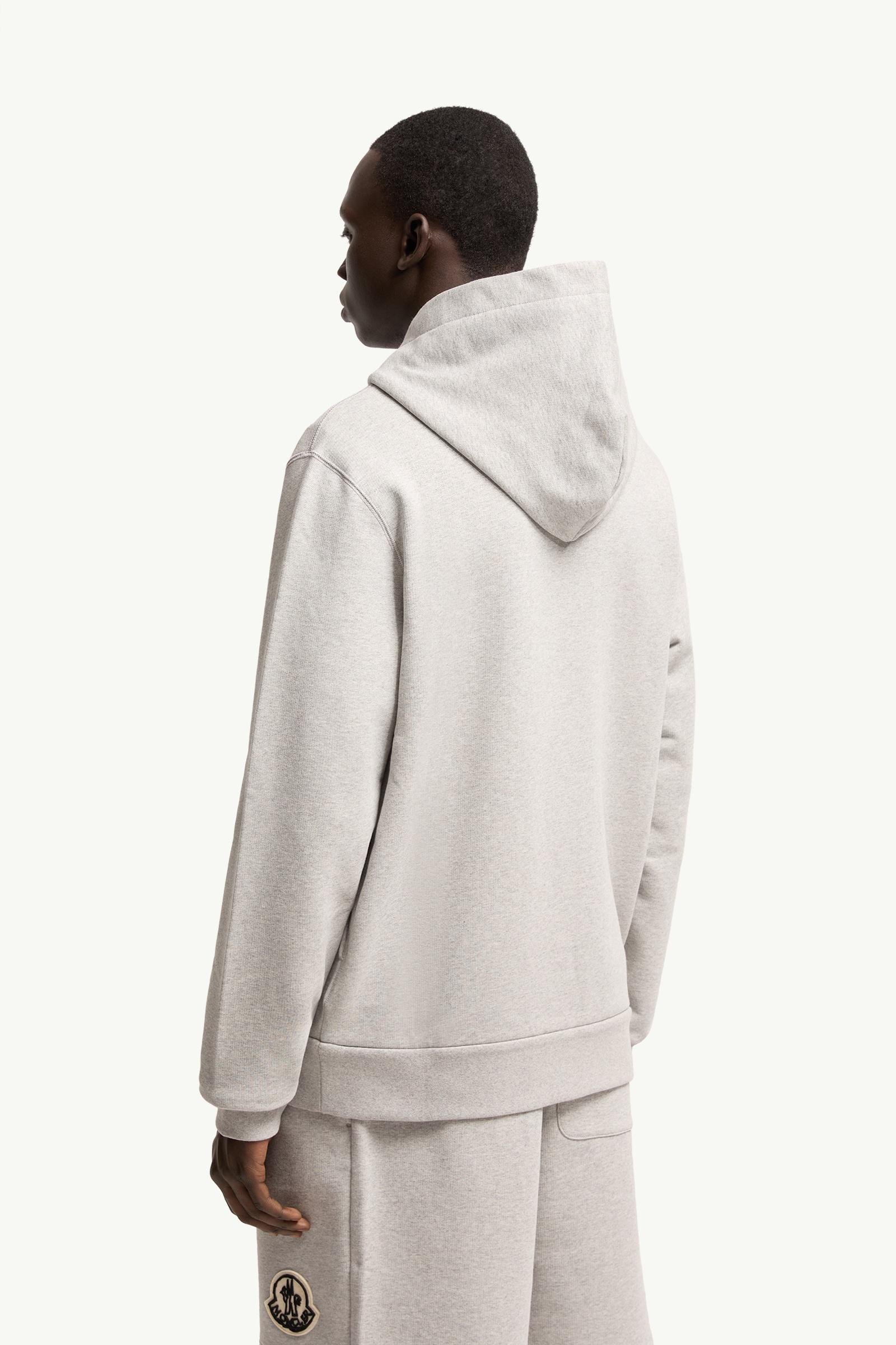 Sketched Logo Zip-Up Cotton Hoodie - 图片 5