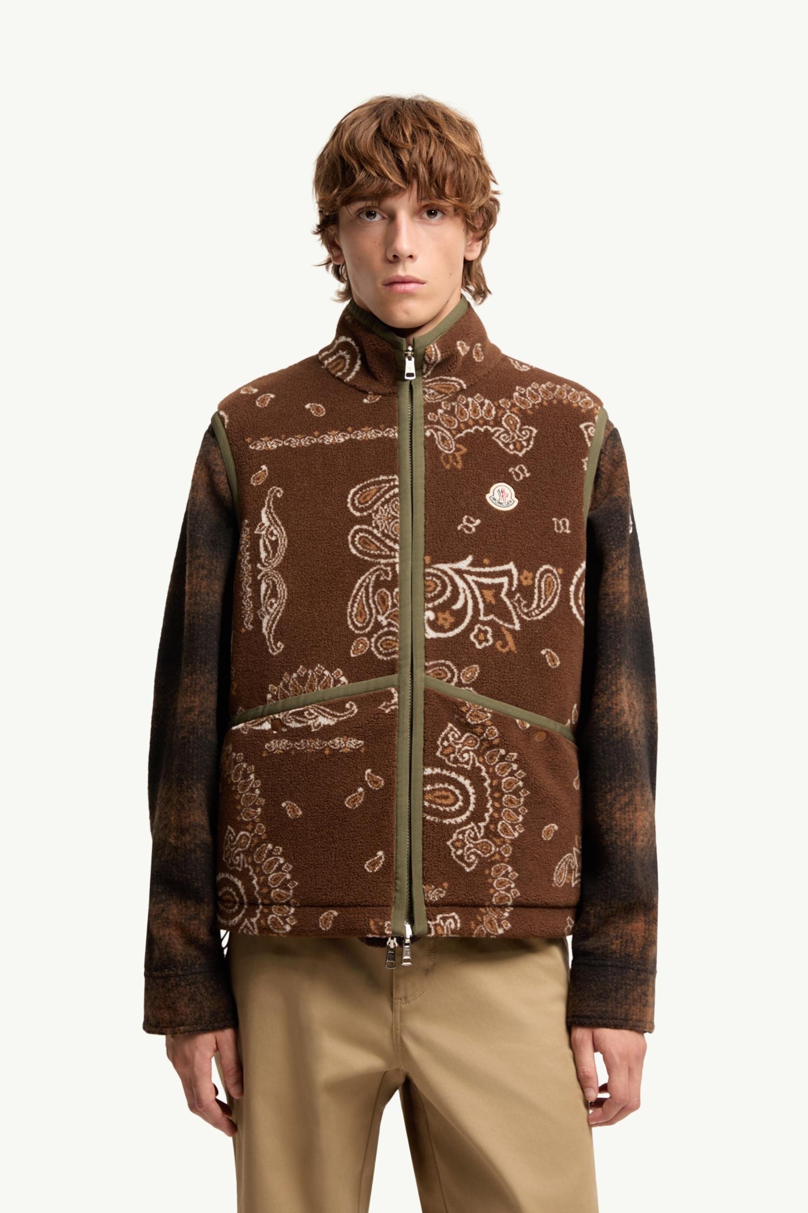 Reversible Paisley Print Padded Teddy Gilet - 图片 4