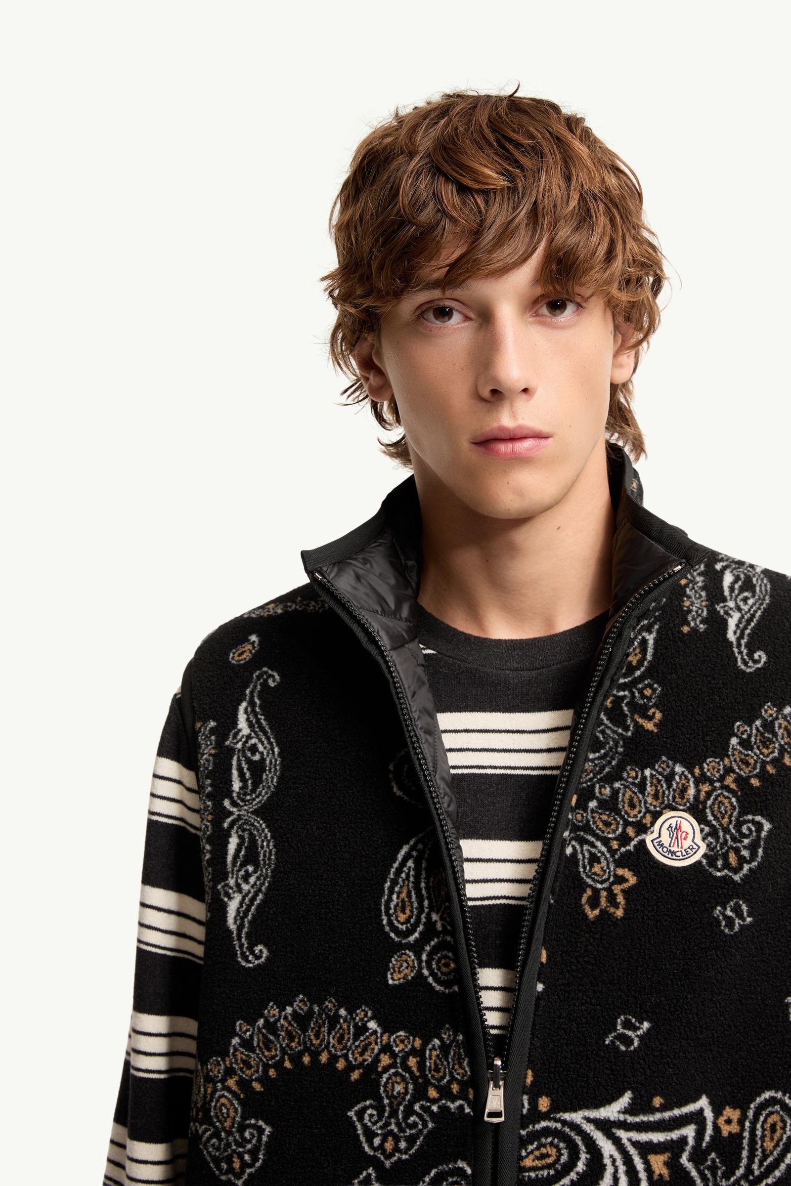 Reversible Paisley Print Padded Teddy Gilet - 图片 7
