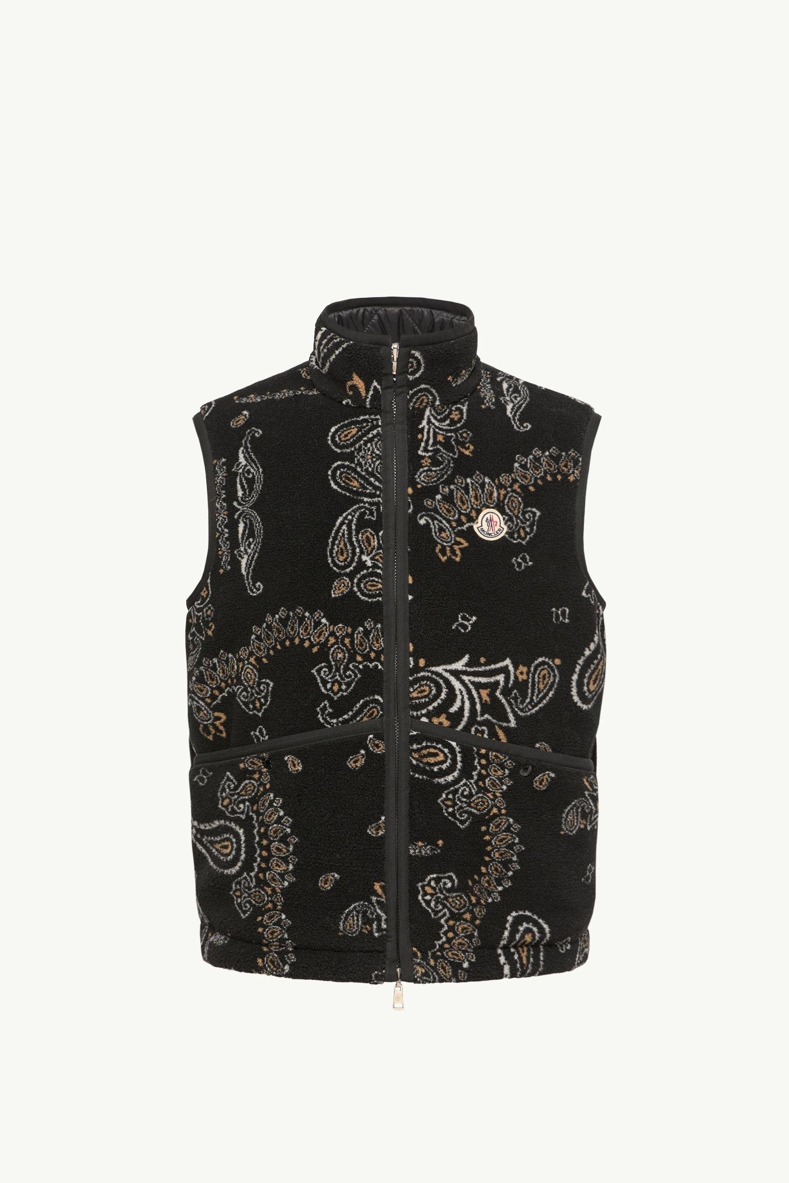 Reversible Paisley Print Padded Teddy Gilet - 图片 3