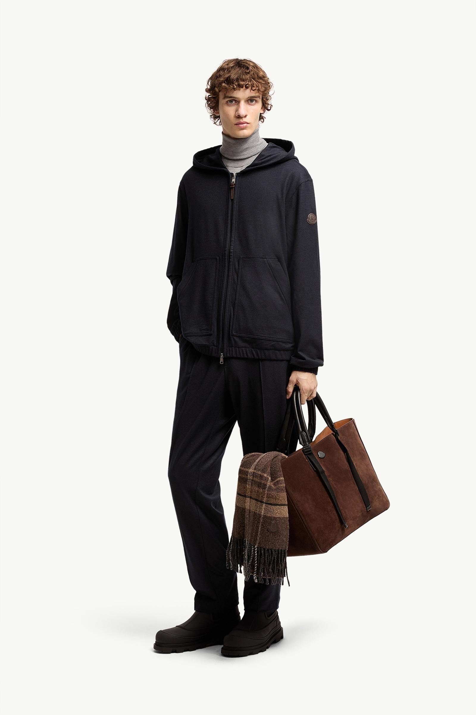 Flannel Zip-Up Hoodie