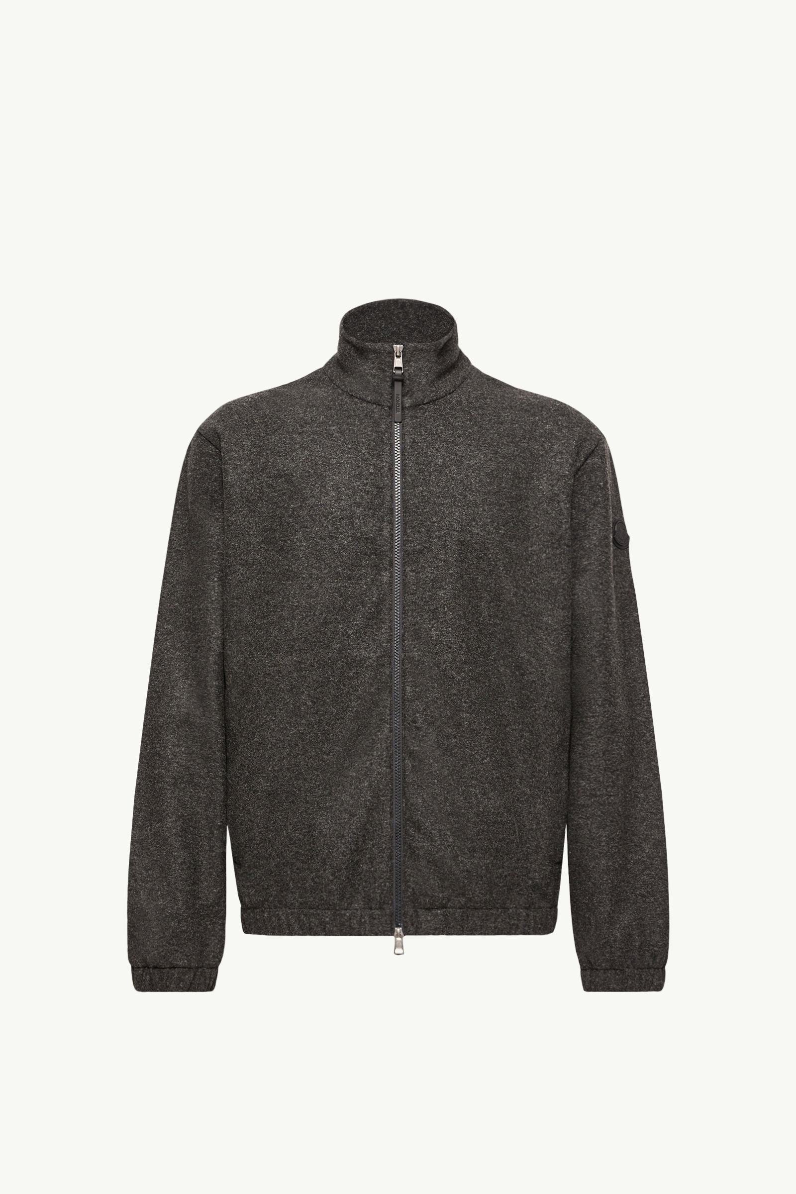 Leather Logo Zip-Up Cardigan - 图片 3