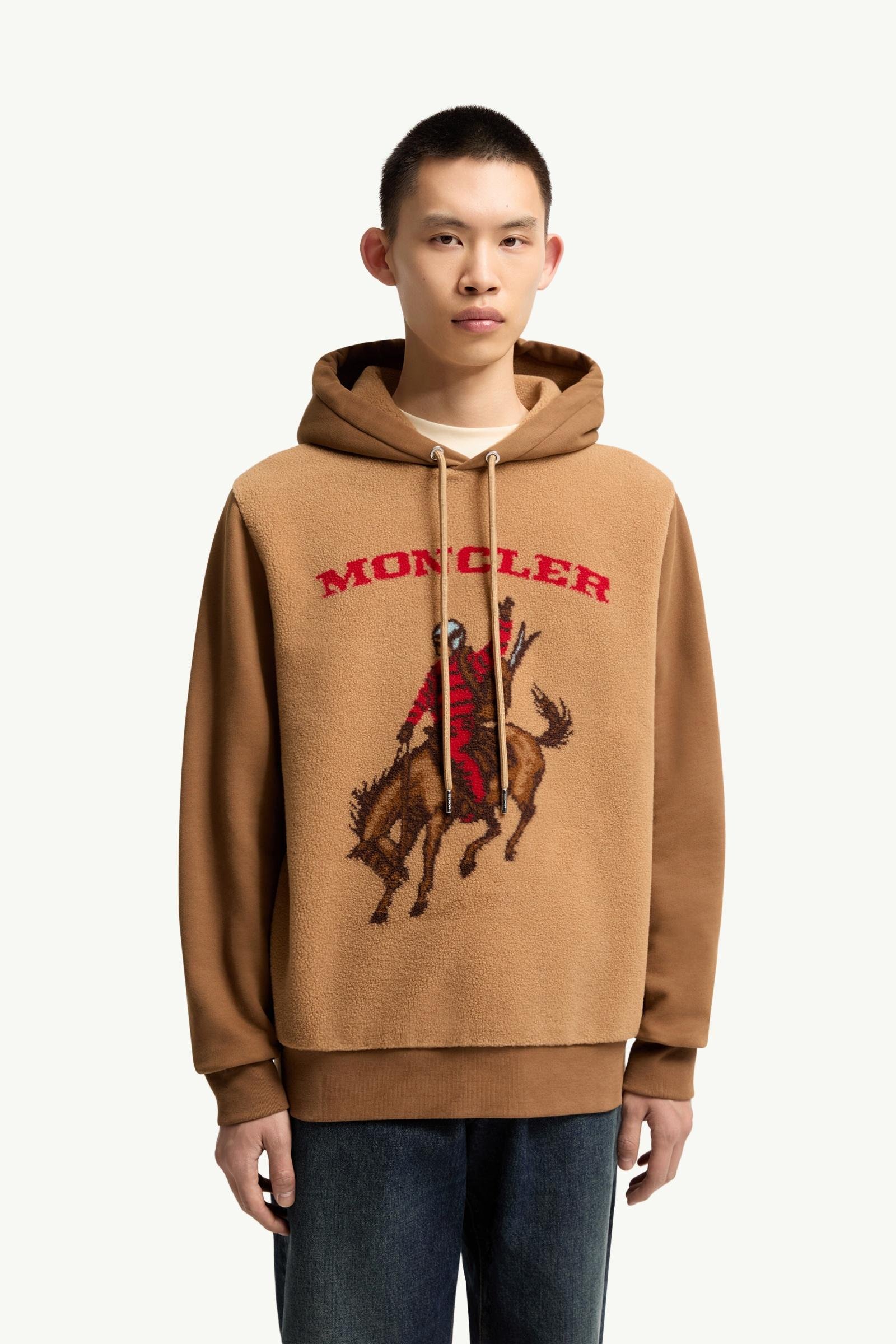 Horse Jacquard Teddy Hoodie - 图片 4