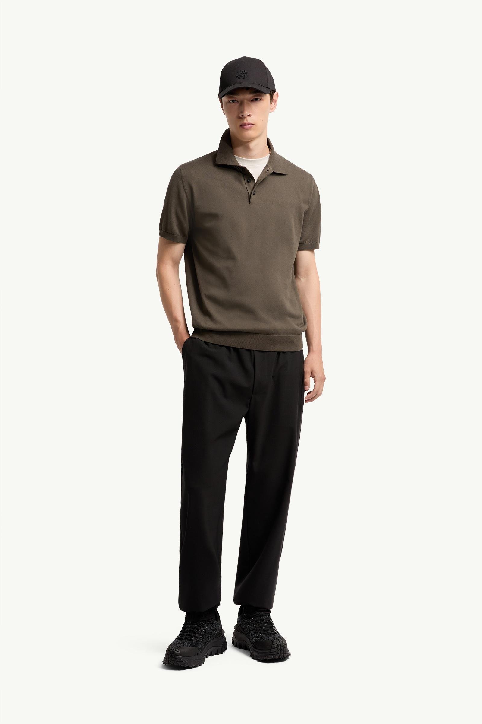 Logo Cotton Knit Polo