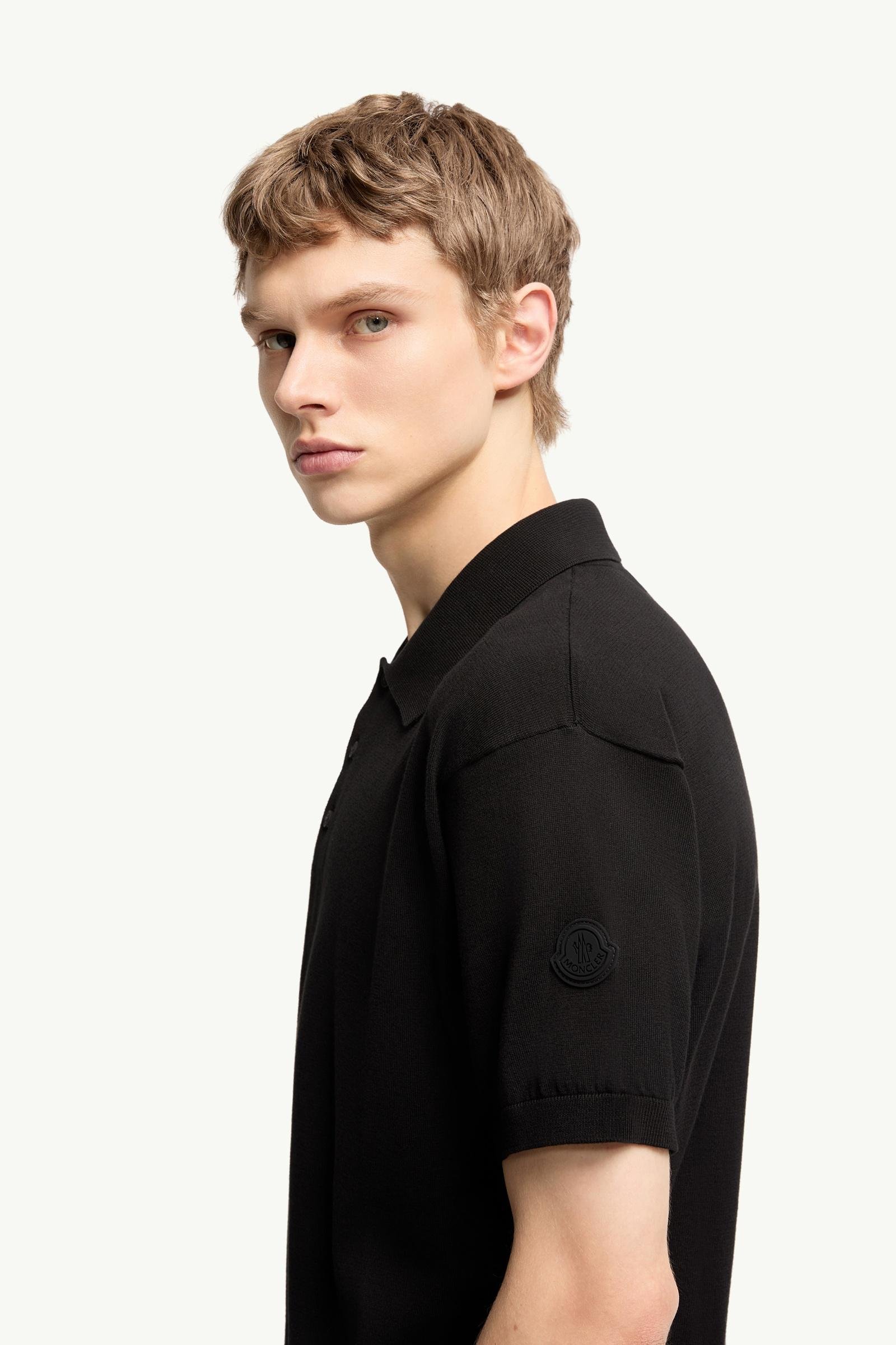 Logo Cotton Knit Polo - 图片 2