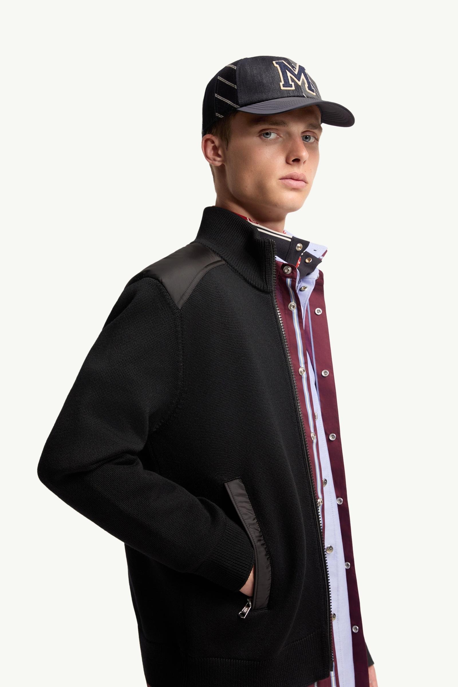 Padded Wool Zip-Up Cardigan - 图片 6