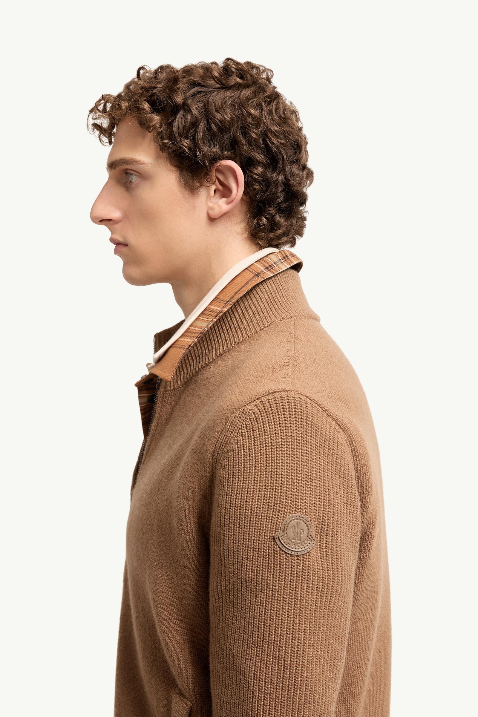 Alternative view of Wool & Cashmere Zip-Up Cardigan