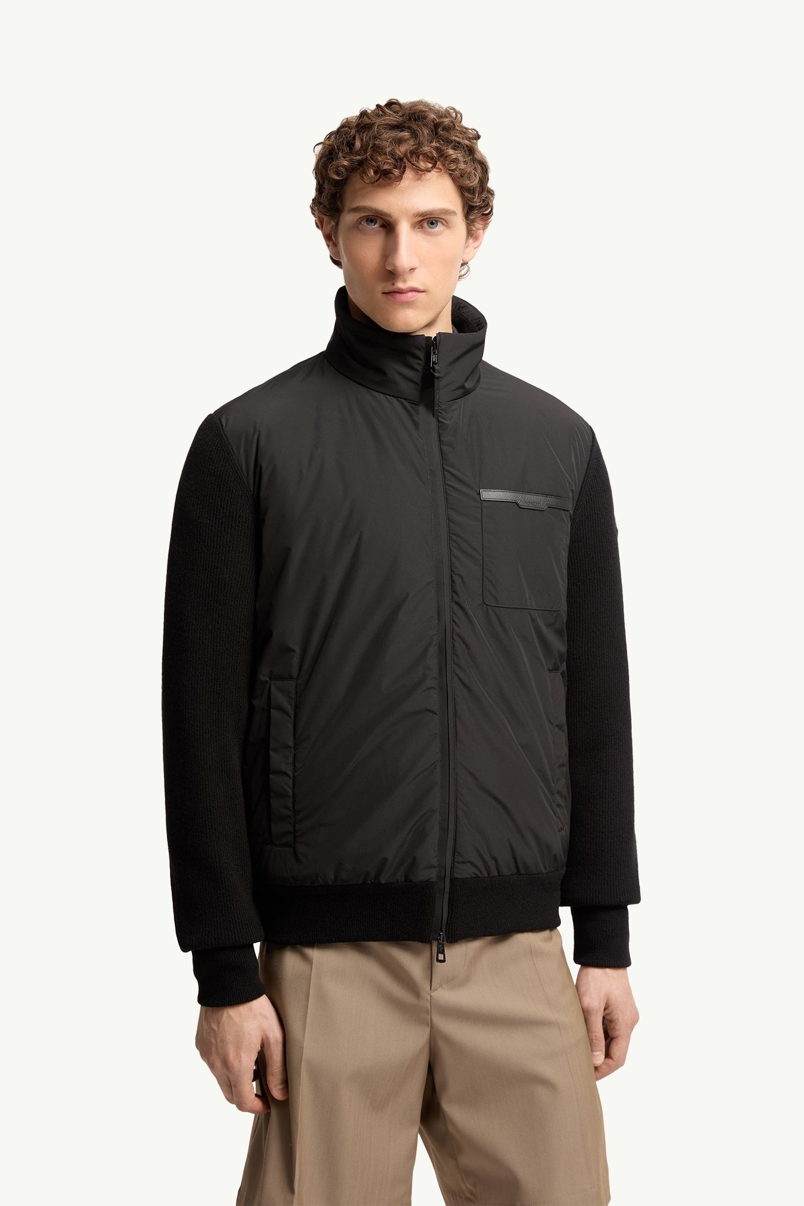 Wool & Cashmere Padded Zip-Up Cardigan - 图片 4