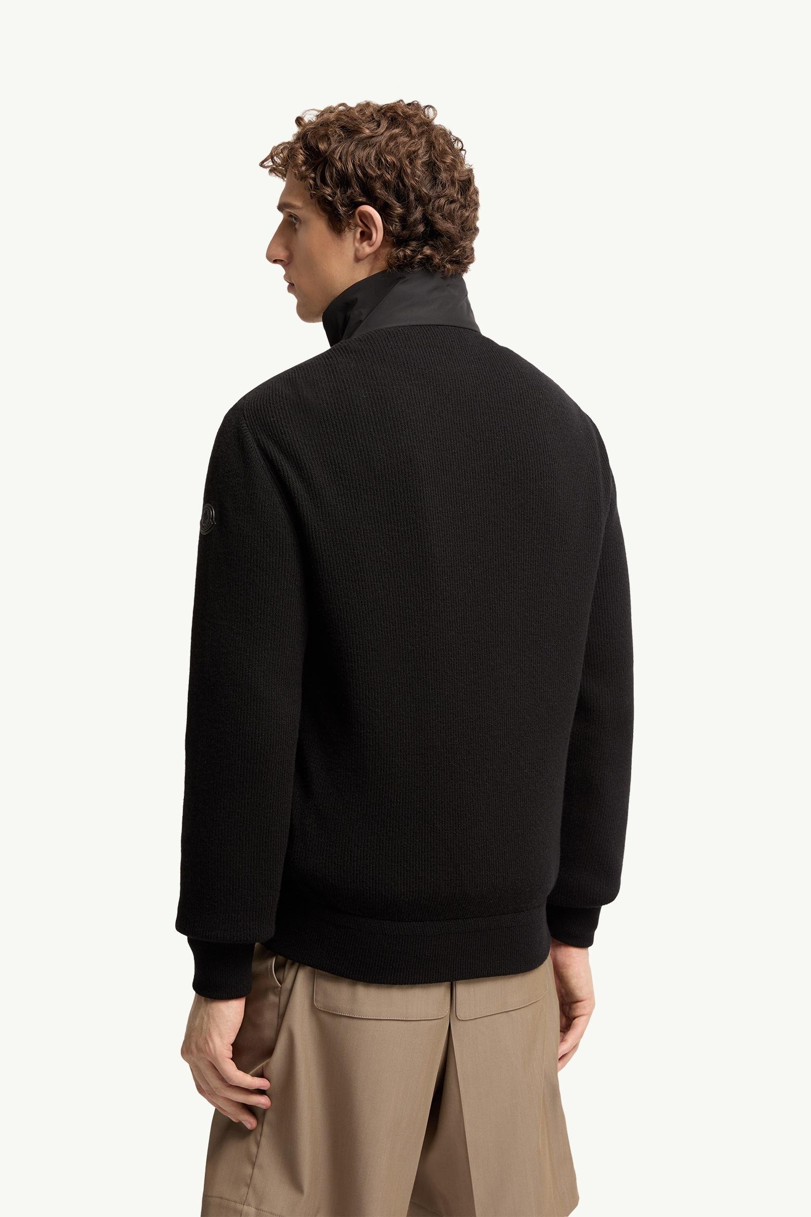 Wool & Cashmere Padded Zip-Up Cardigan - 图片 5