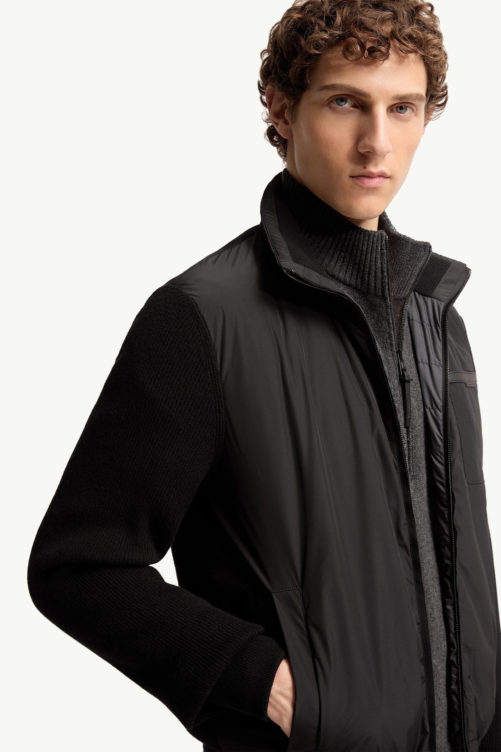 Wool & Cashmere Padded Zip-Up Cardigan - 图片 6
